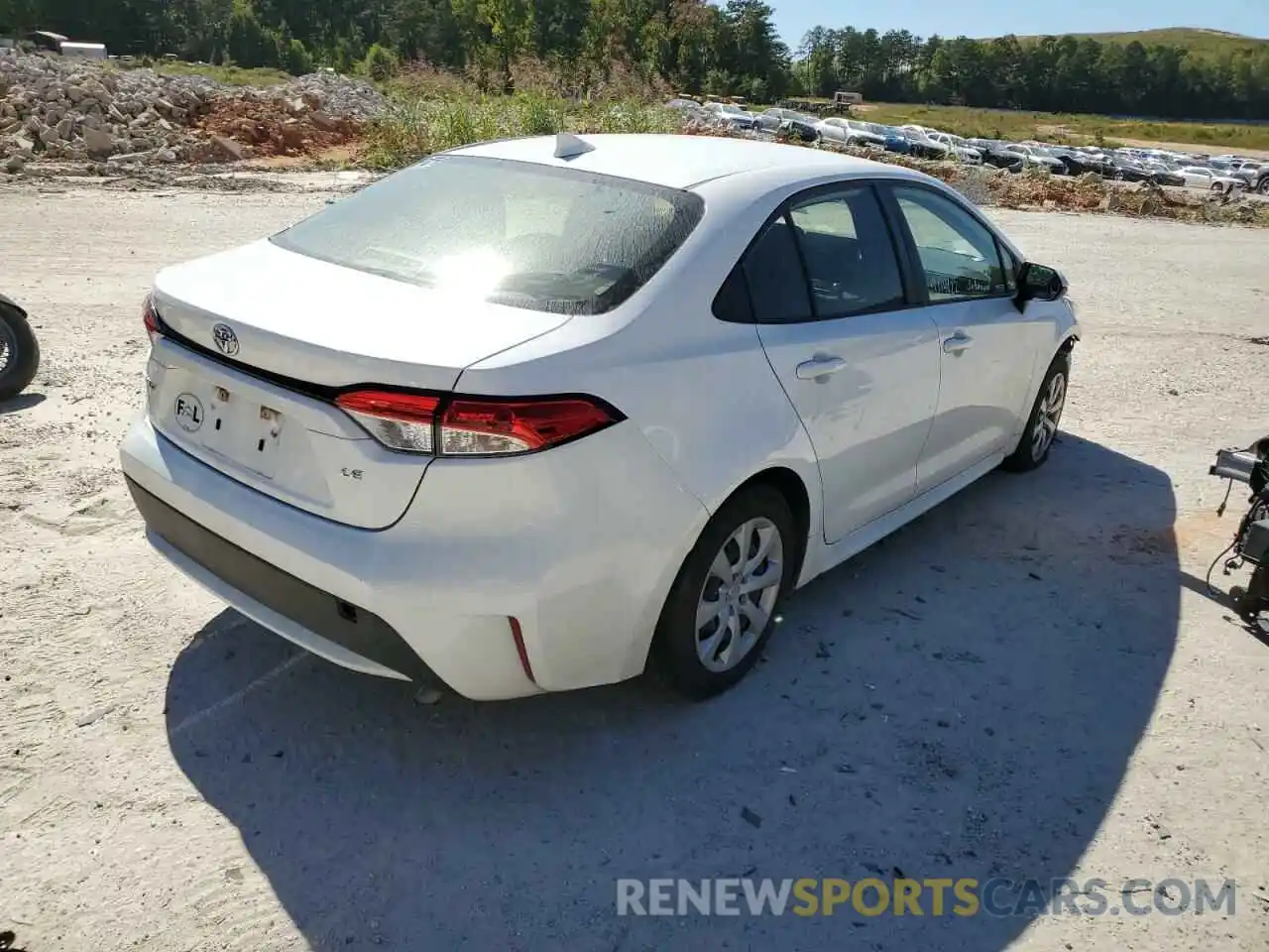 4 Photograph of a damaged car JTDEPRAE3LJ046940 TOYOTA COROLLA 2020