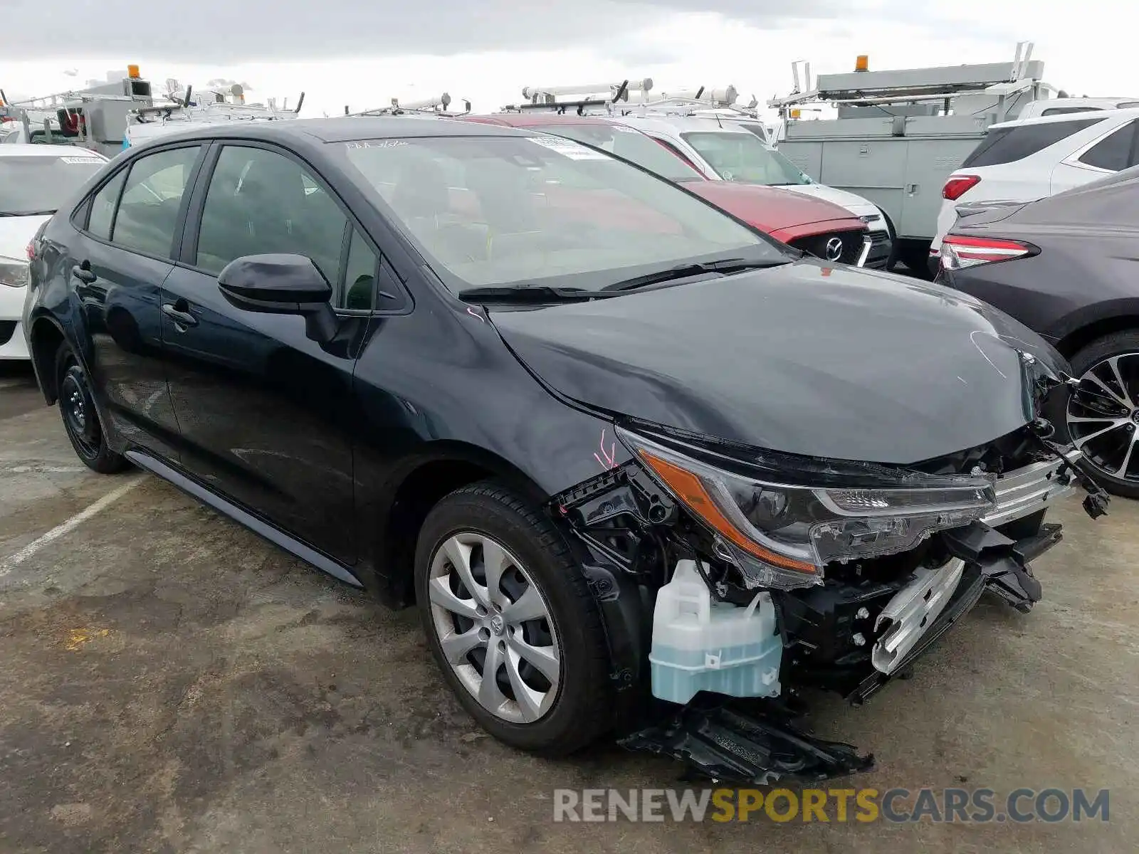 1 Photograph of a damaged car JTDEPRAE3LJ046954 TOYOTA COROLLA 2020