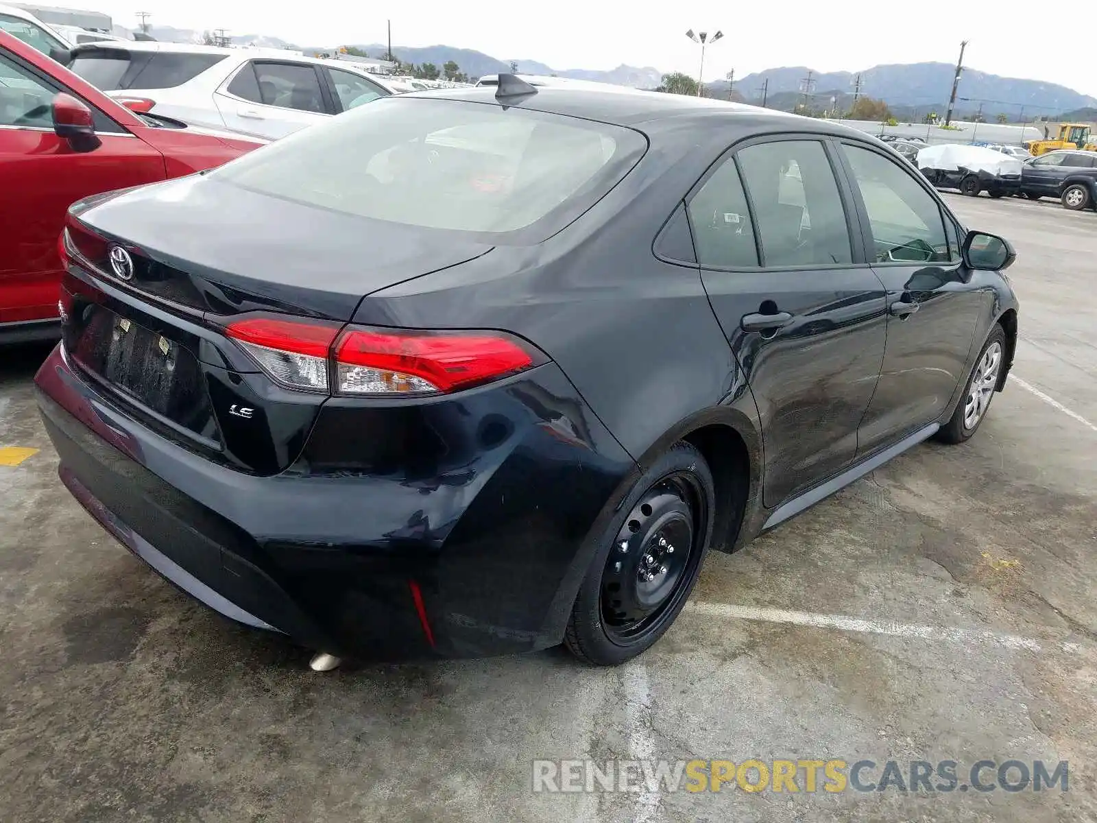 4 Photograph of a damaged car JTDEPRAE3LJ046954 TOYOTA COROLLA 2020