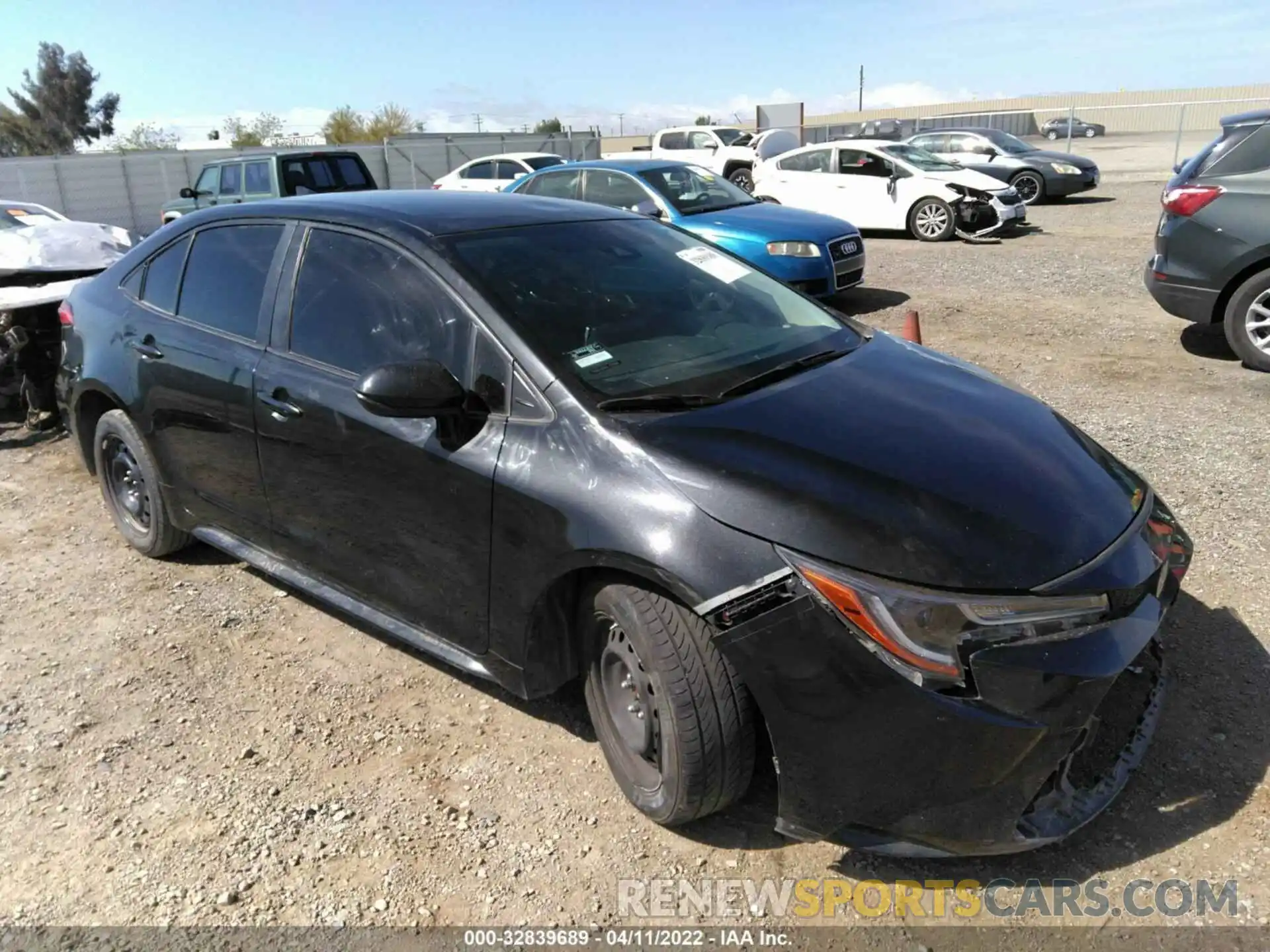 1 Photograph of a damaged car JTDEPRAE3LJ046971 TOYOTA COROLLA 2020