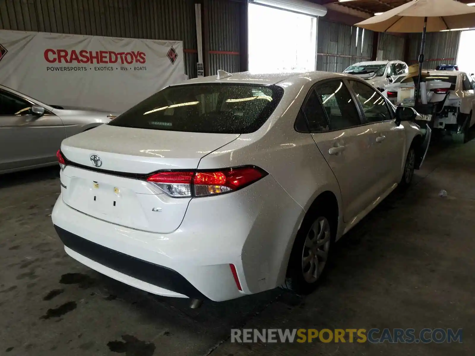 4 Photograph of a damaged car JTDEPRAE3LJ047313 TOYOTA COROLLA 2020