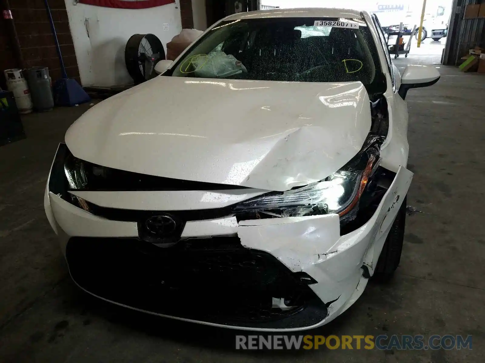 9 Photograph of a damaged car JTDEPRAE3LJ047313 TOYOTA COROLLA 2020