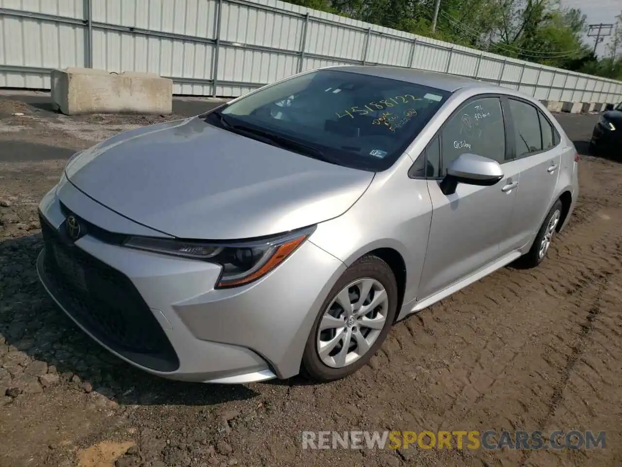 2 Photograph of a damaged car JTDEPRAE3LJ047442 TOYOTA COROLLA 2020