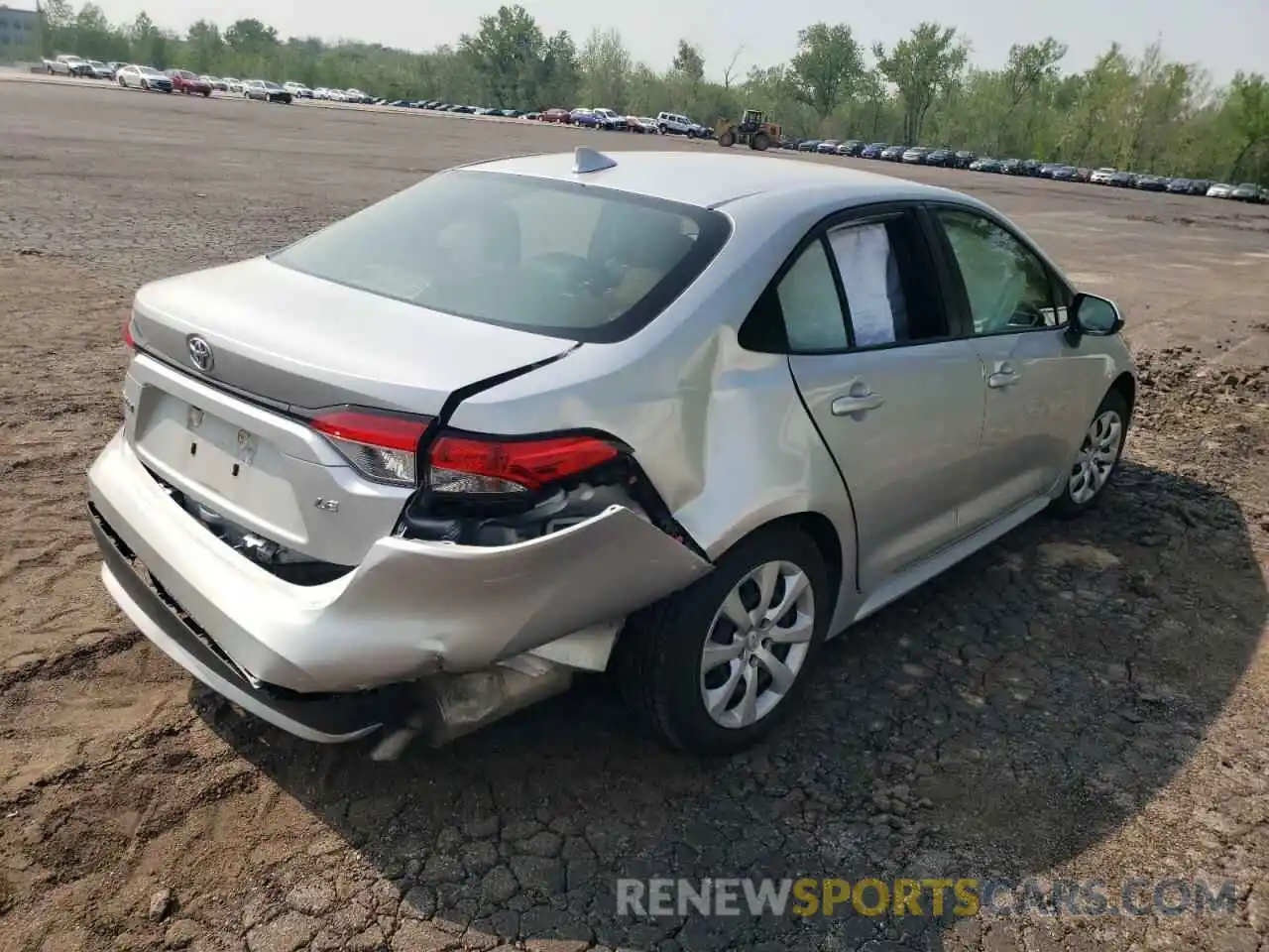 4 Photograph of a damaged car JTDEPRAE3LJ047442 TOYOTA COROLLA 2020