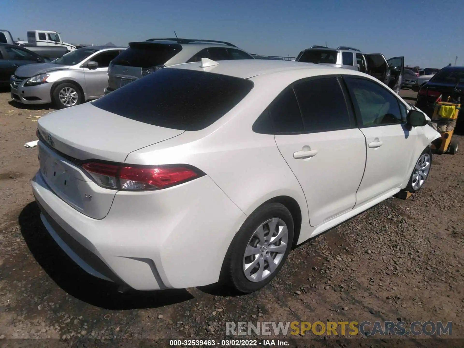 4 Photograph of a damaged car JTDEPRAE3LJ047635 TOYOTA COROLLA 2020