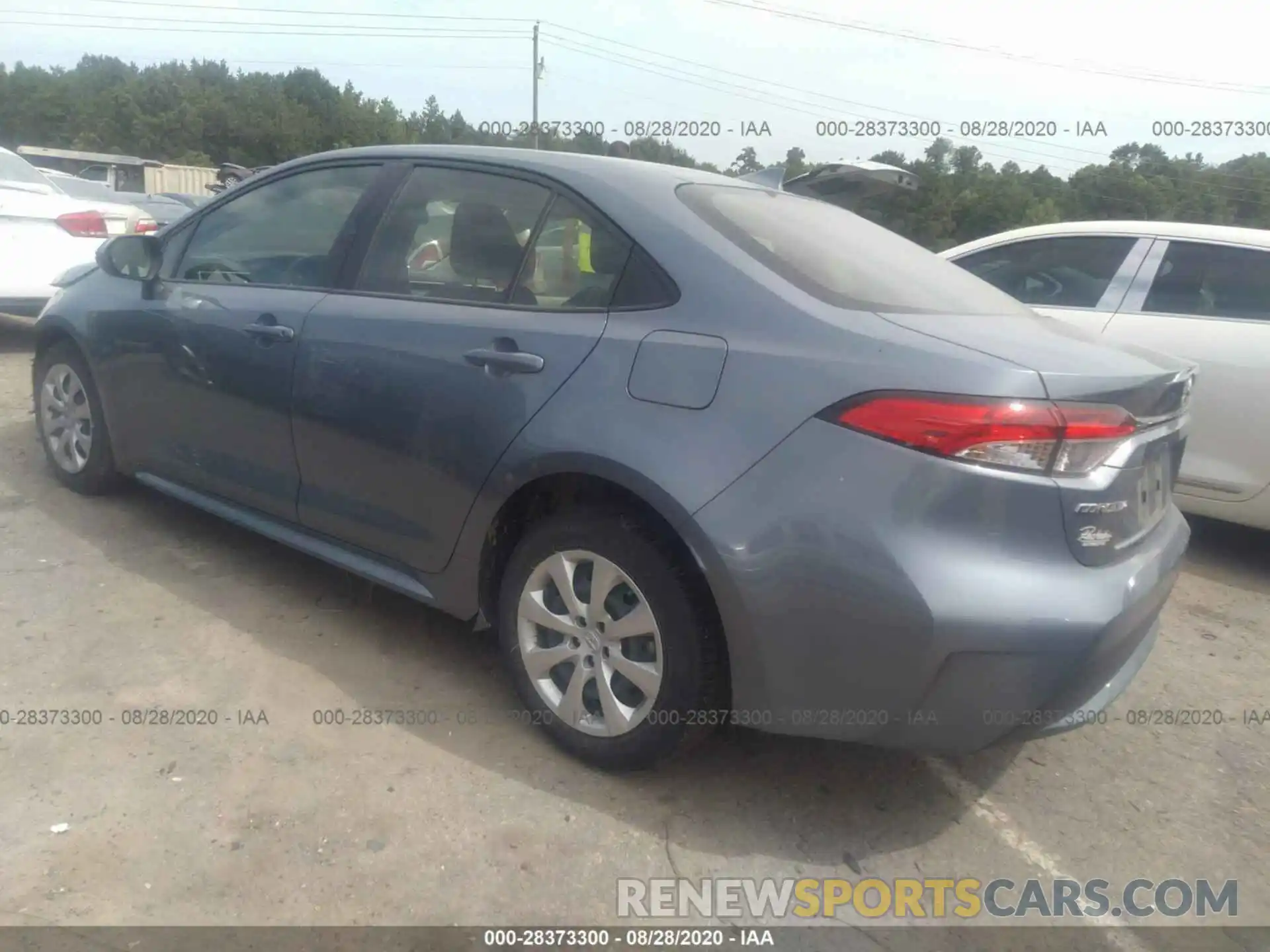 3 Photograph of a damaged car JTDEPRAE3LJ047943 TOYOTA COROLLA 2020