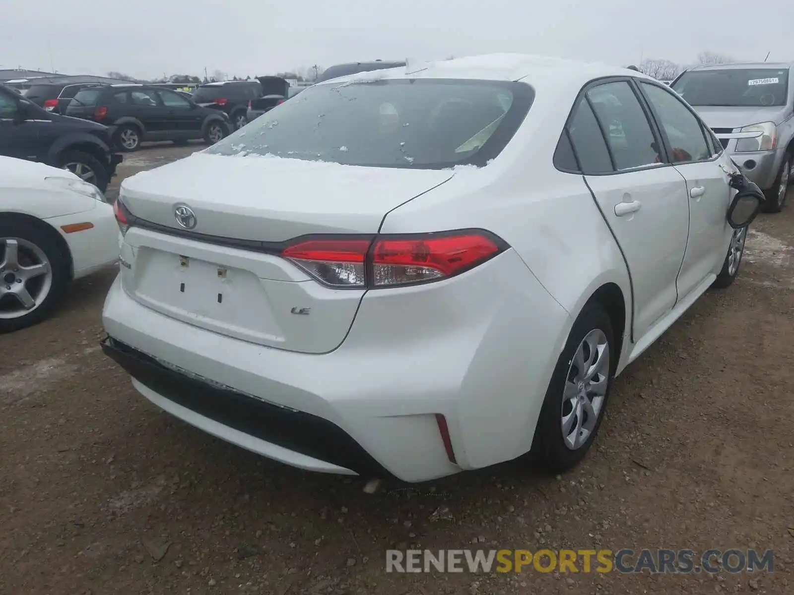 4 Photograph of a damaged car JTDEPRAE3LJ048767 TOYOTA COROLLA 2020