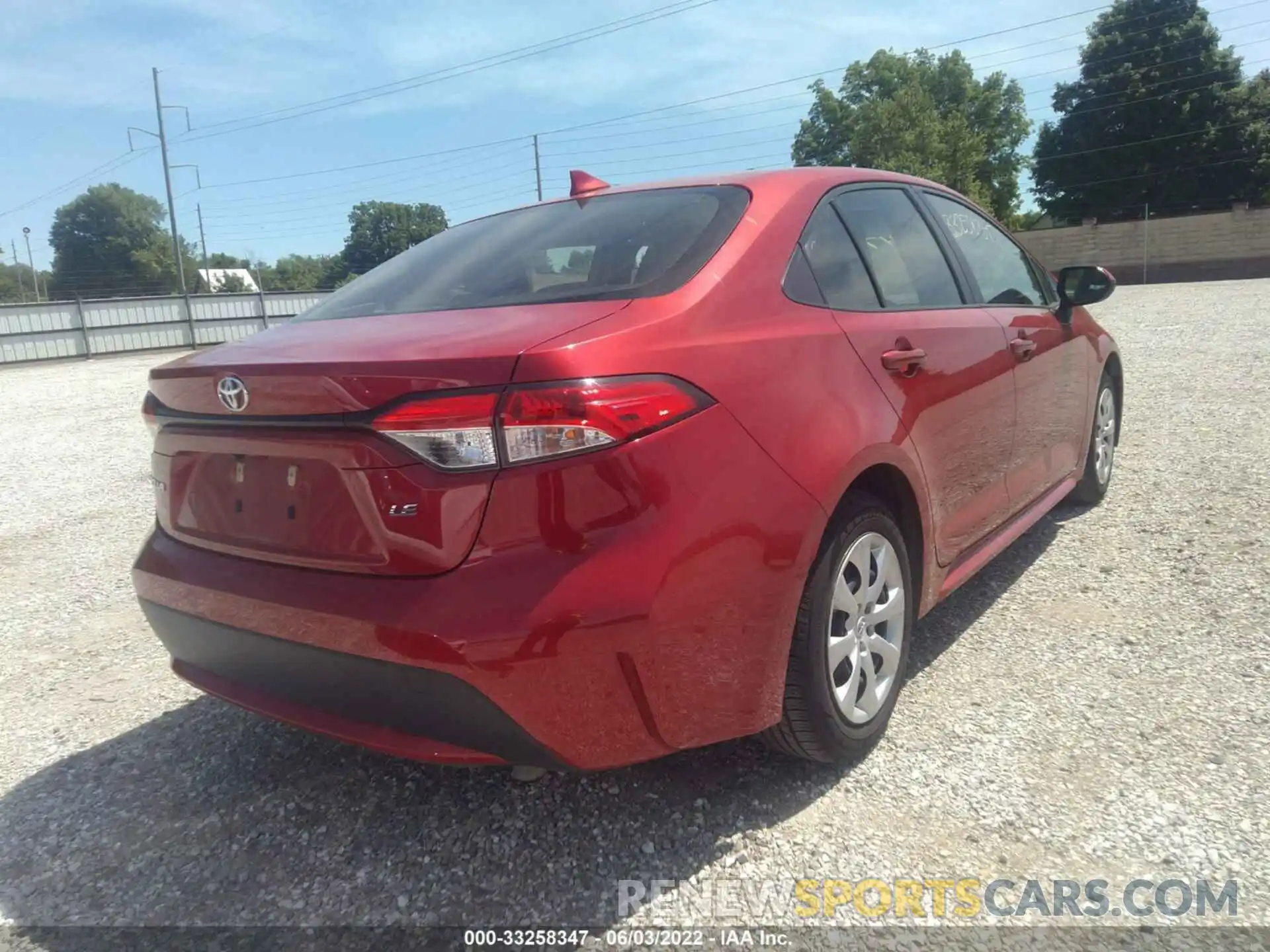 4 Photograph of a damaged car JTDEPRAE3LJ048798 TOYOTA COROLLA 2020