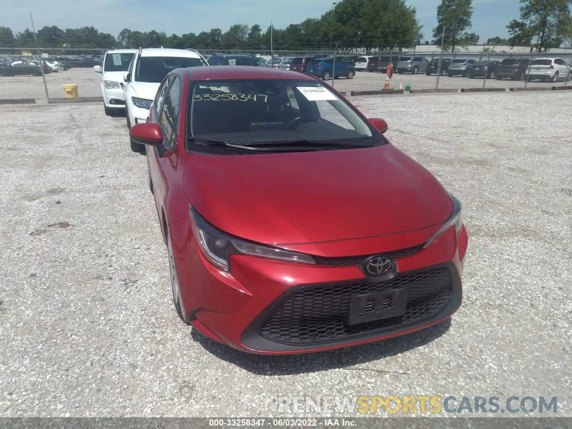 6 Photograph of a damaged car JTDEPRAE3LJ048798 TOYOTA COROLLA 2020