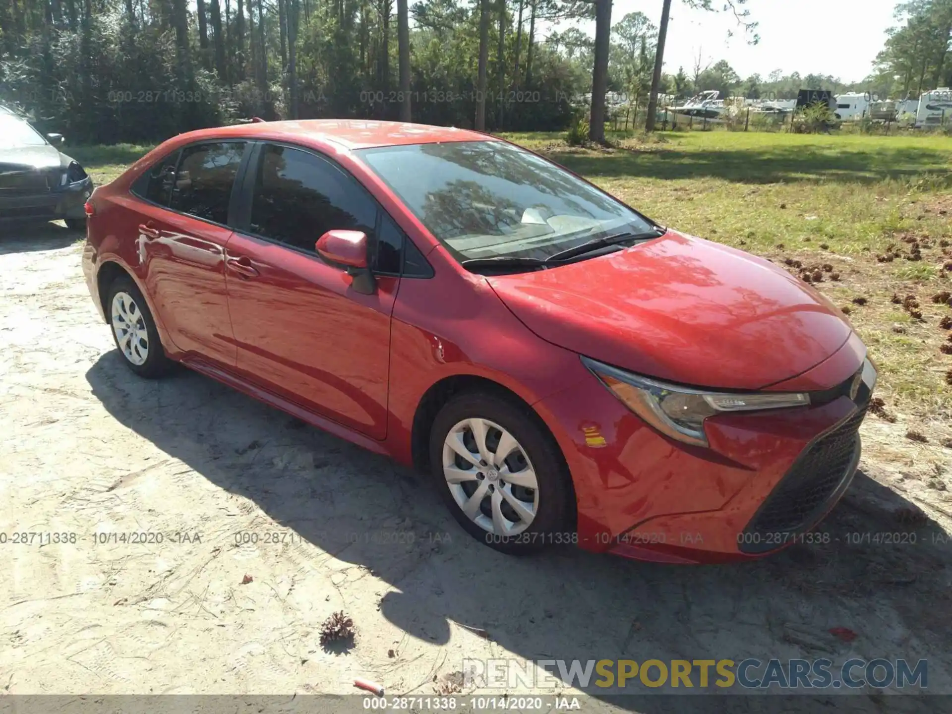 1 Photograph of a damaged car JTDEPRAE3LJ048820 TOYOTA COROLLA 2020