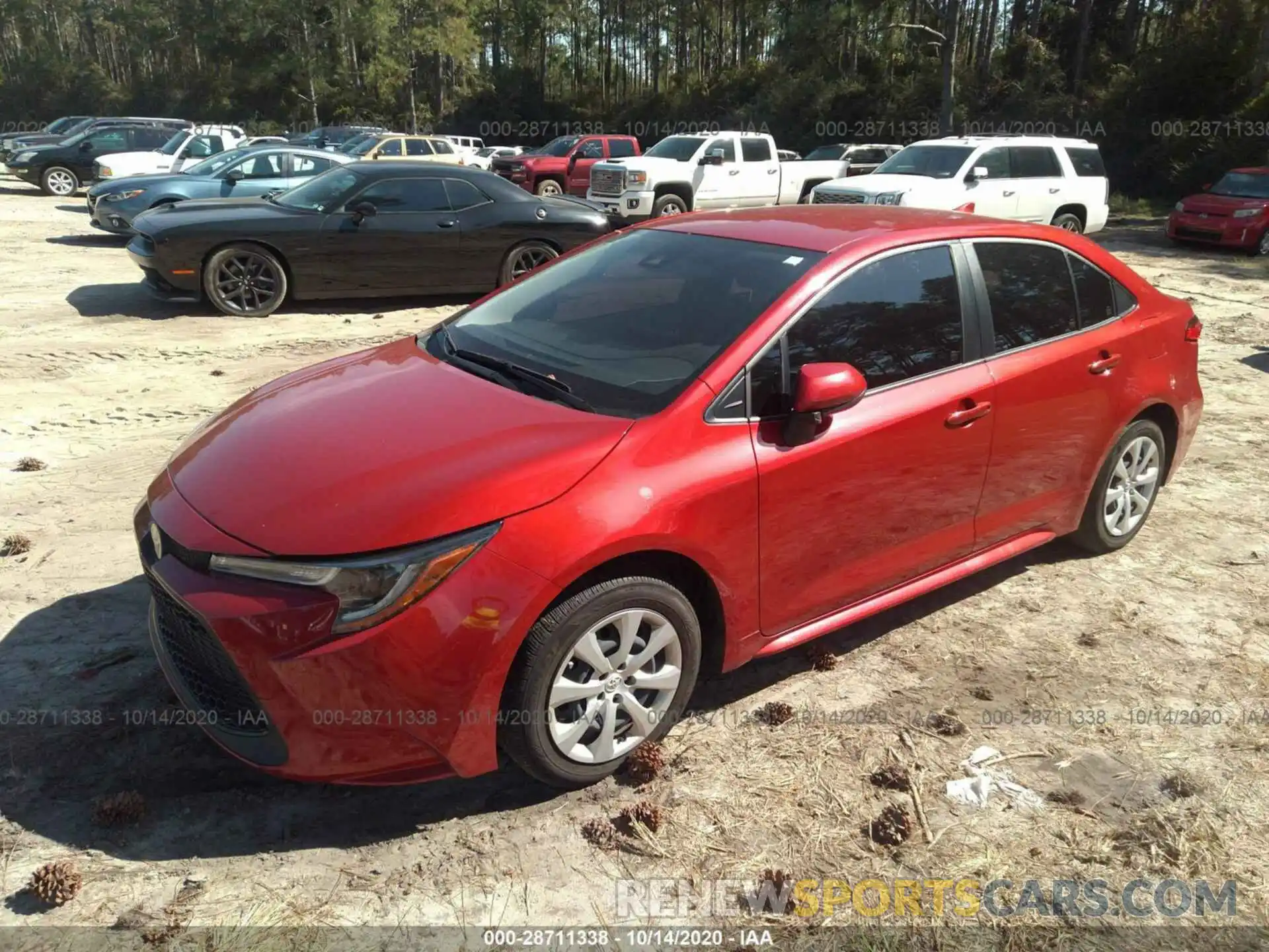 2 Photograph of a damaged car JTDEPRAE3LJ048820 TOYOTA COROLLA 2020