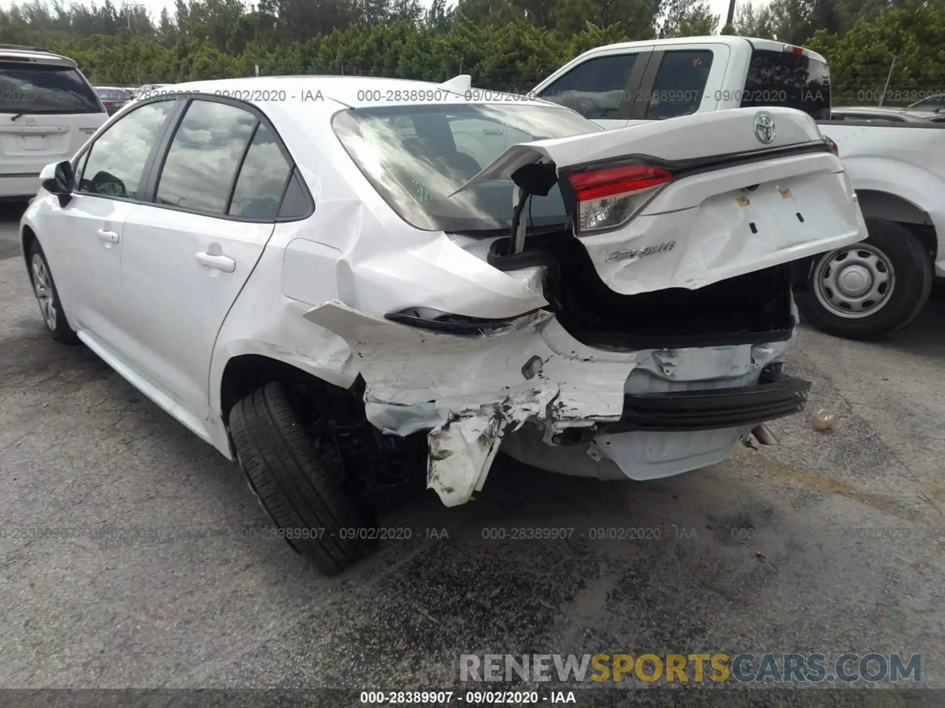 6 Photograph of a damaged car JTDEPRAE3LJ049093 TOYOTA COROLLA 2020