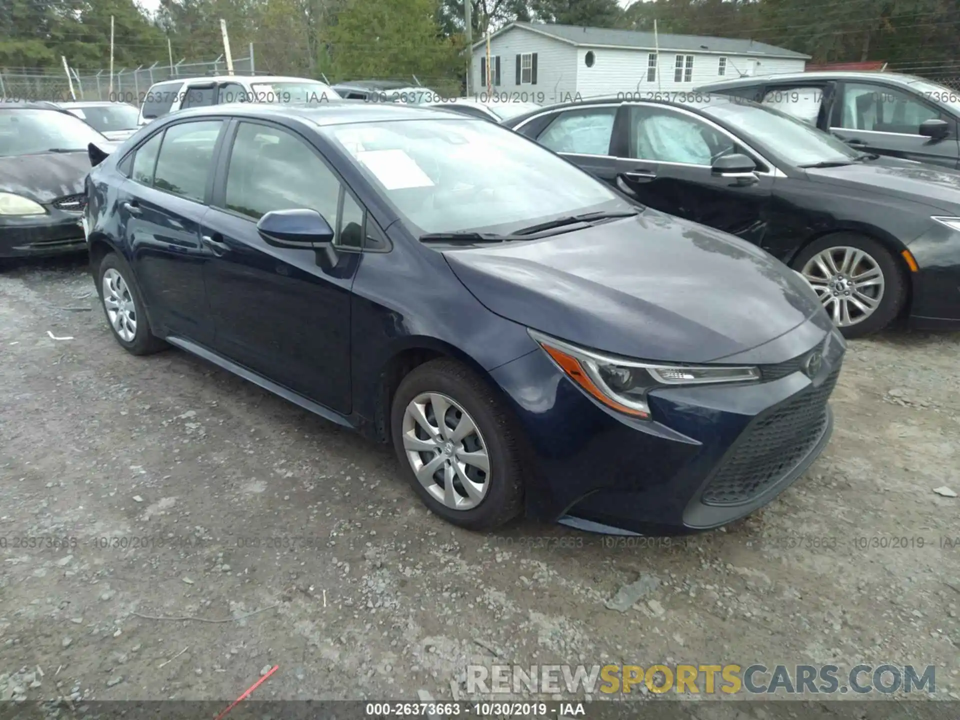 1 Photograph of a damaged car JTDEPRAE3LJ049109 TOYOTA COROLLA 2020