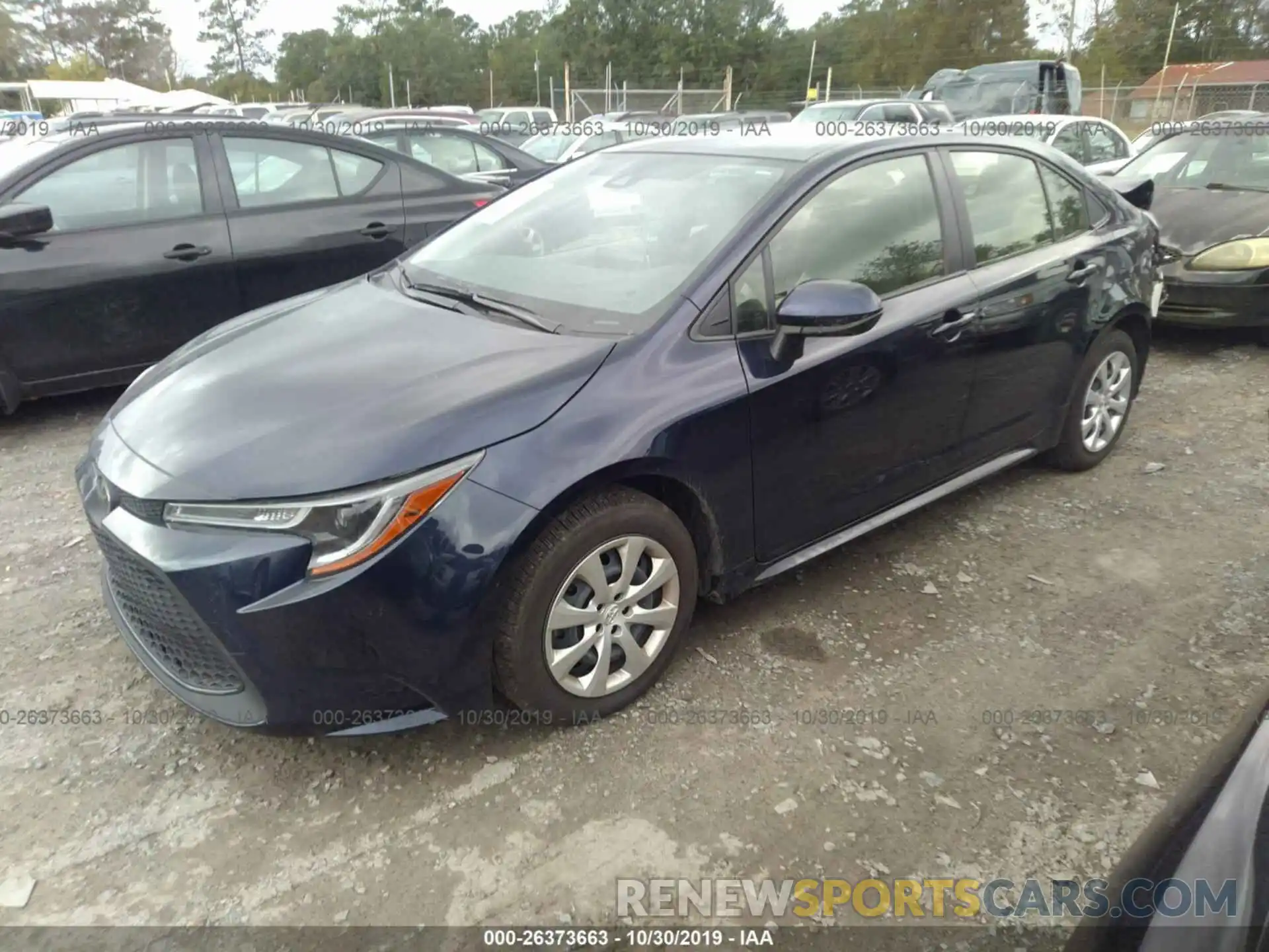 2 Photograph of a damaged car JTDEPRAE3LJ049109 TOYOTA COROLLA 2020