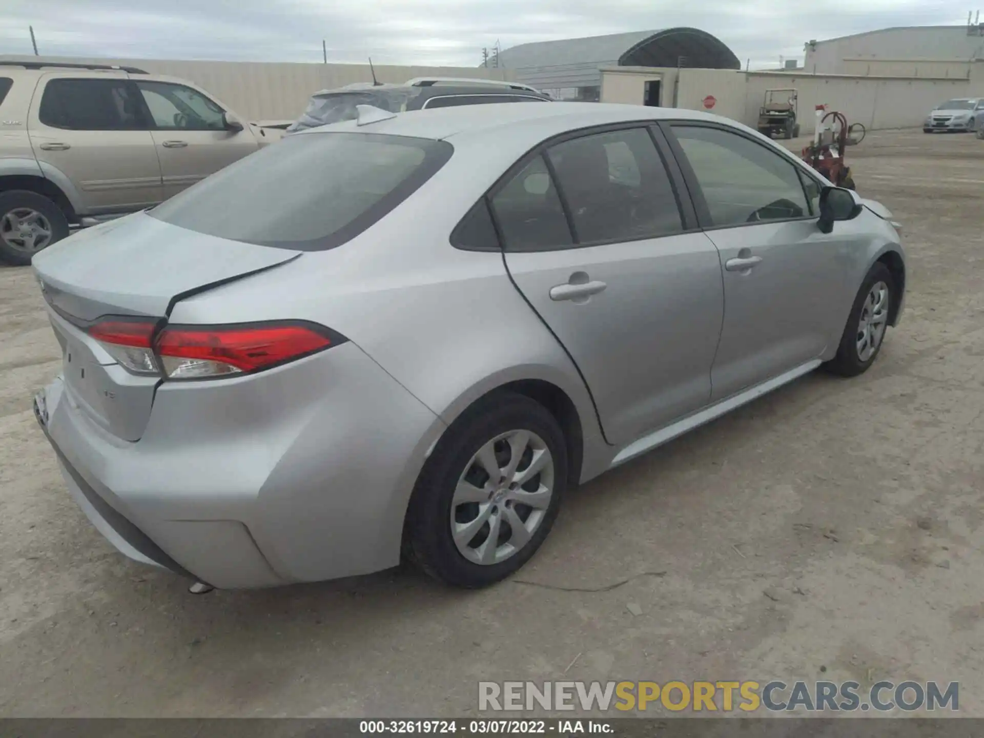 4 Photograph of a damaged car JTDEPRAE3LJ050020 TOYOTA COROLLA 2020