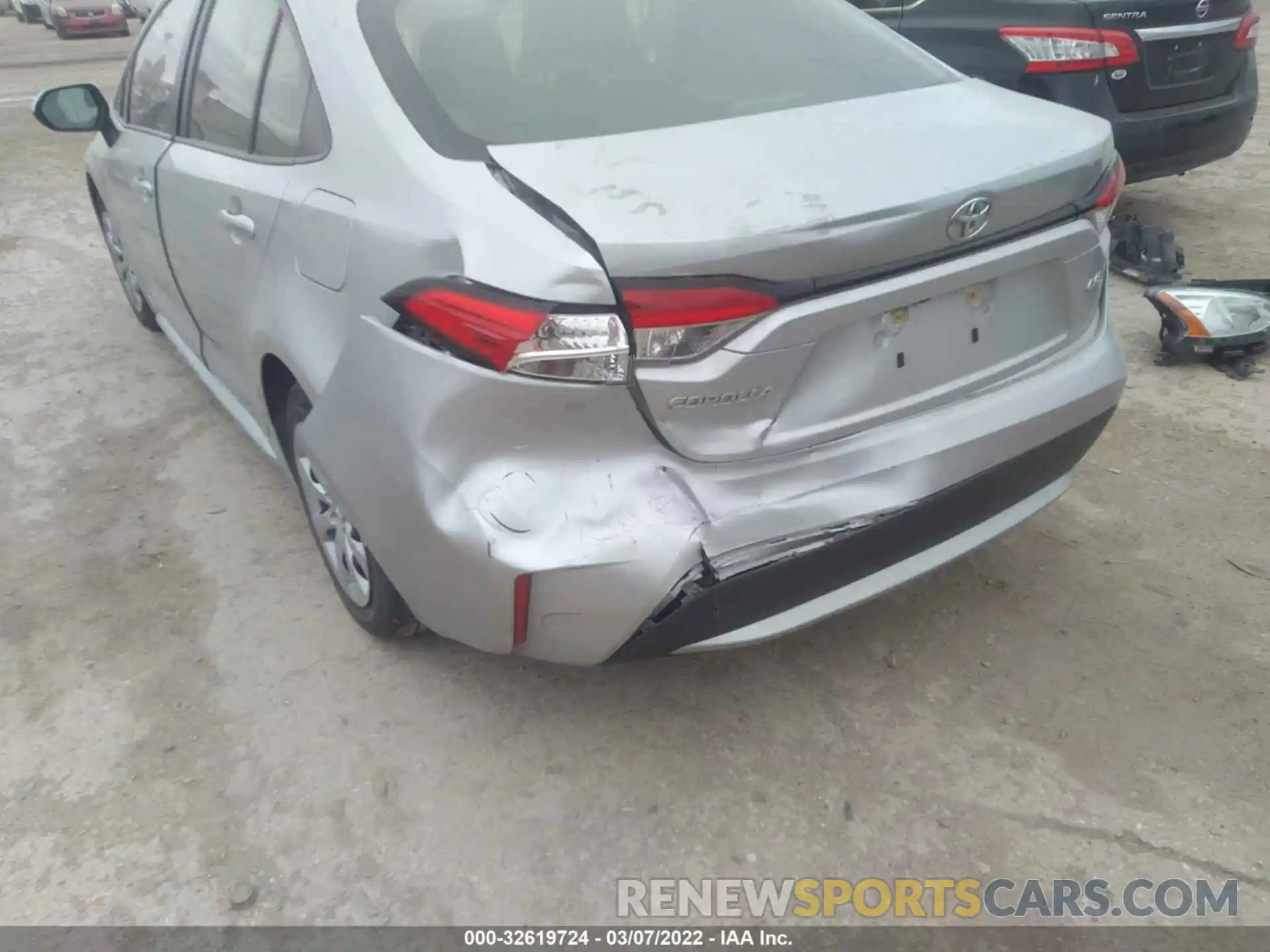 6 Photograph of a damaged car JTDEPRAE3LJ050020 TOYOTA COROLLA 2020