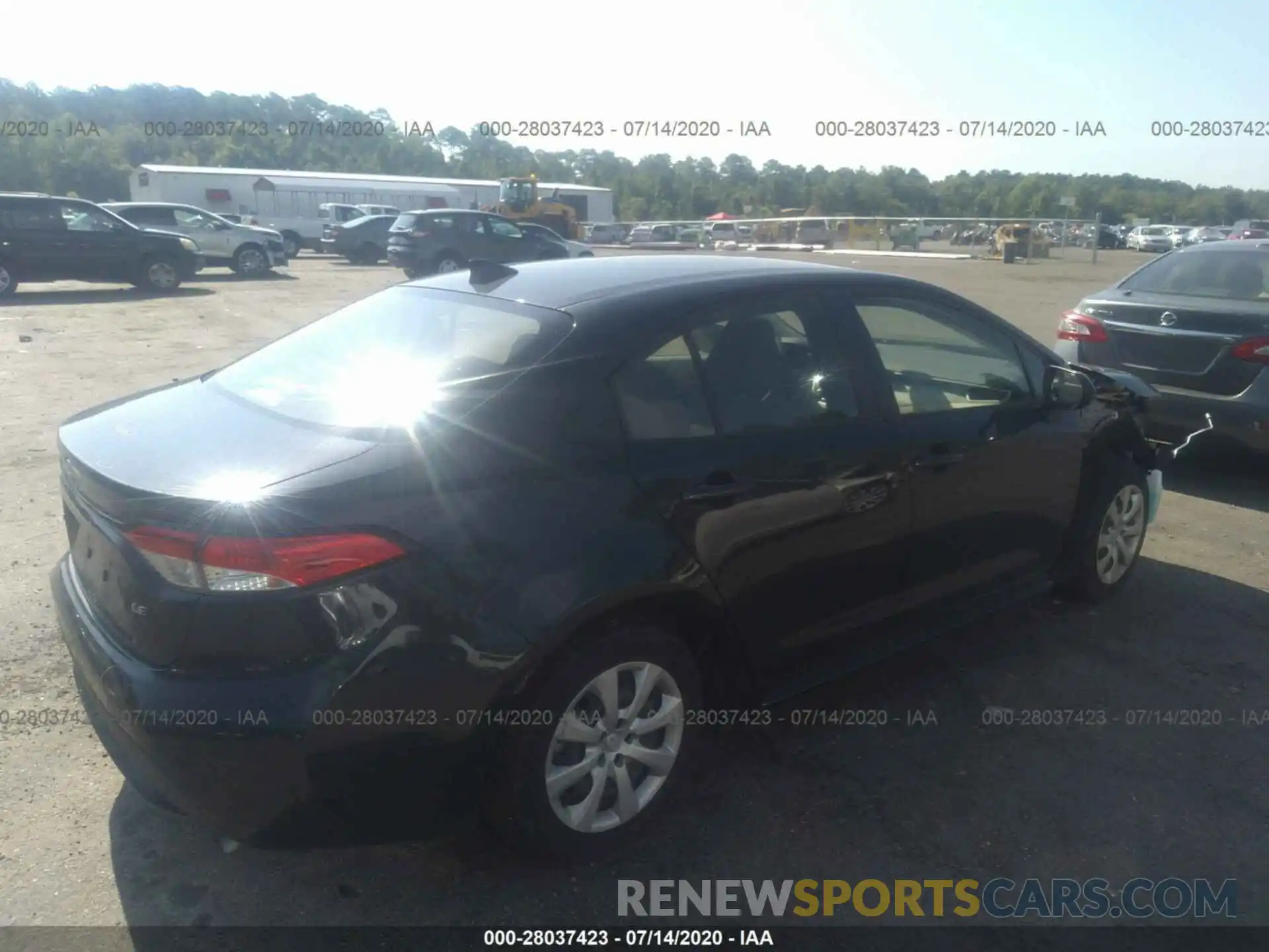 4 Photograph of a damaged car JTDEPRAE3LJ050051 TOYOTA COROLLA 2020