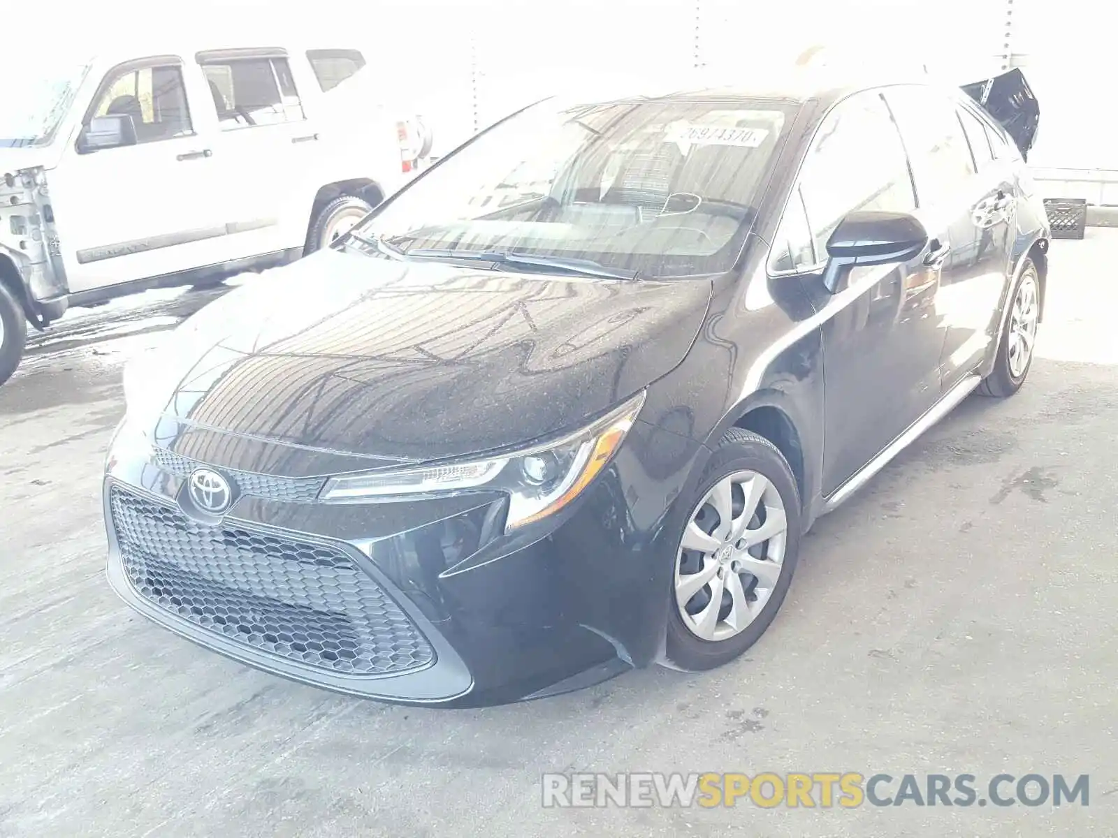 2 Photograph of a damaged car JTDEPRAE3LJ050261 TOYOTA COROLLA 2020