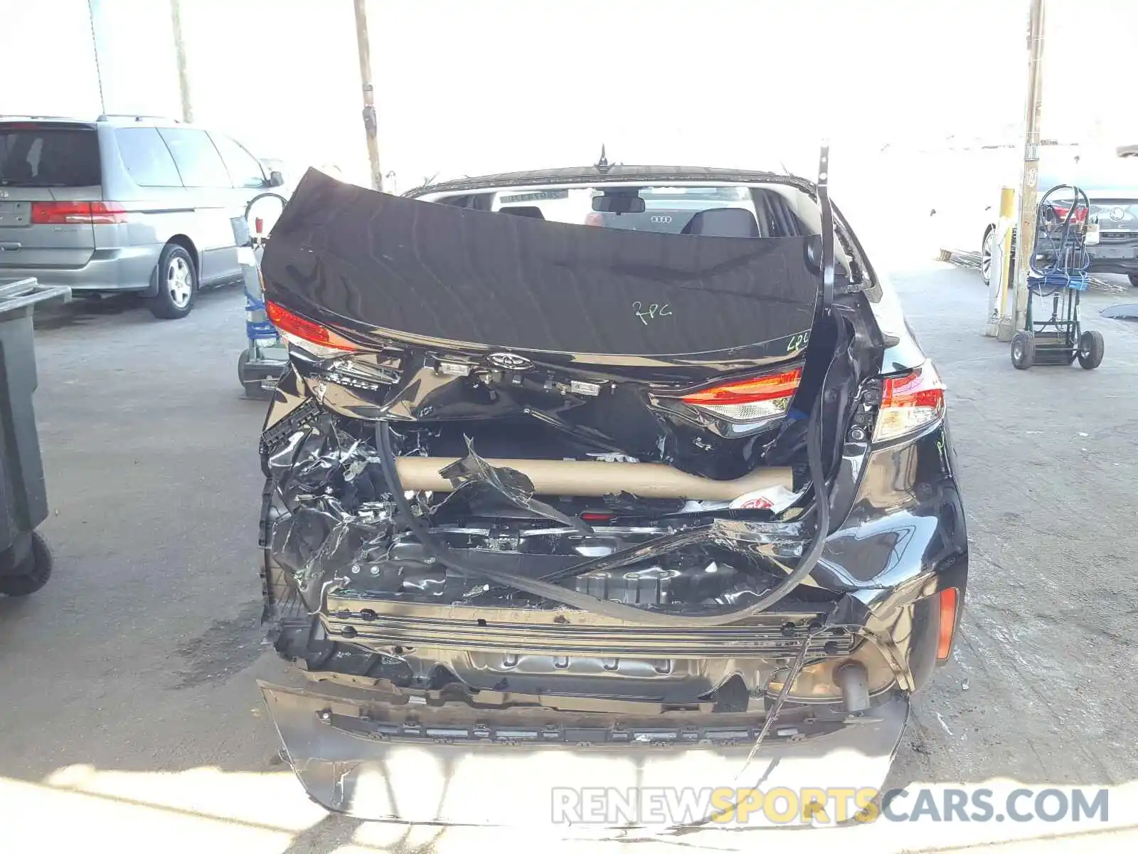 9 Photograph of a damaged car JTDEPRAE3LJ050261 TOYOTA COROLLA 2020