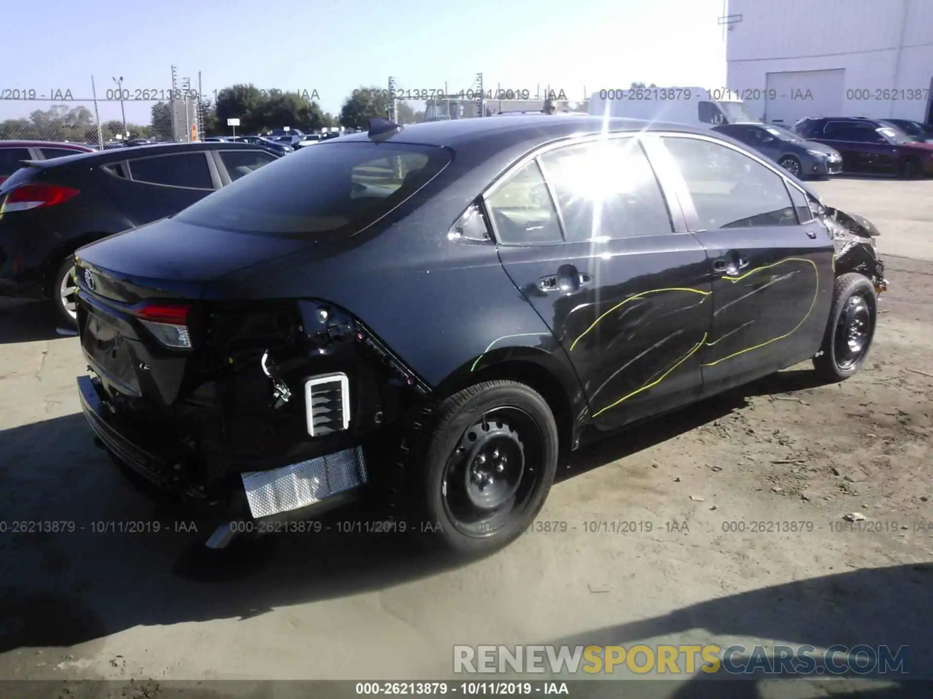 4 Photograph of a damaged car JTDEPRAE3LJ050275 TOYOTA COROLLA 2020