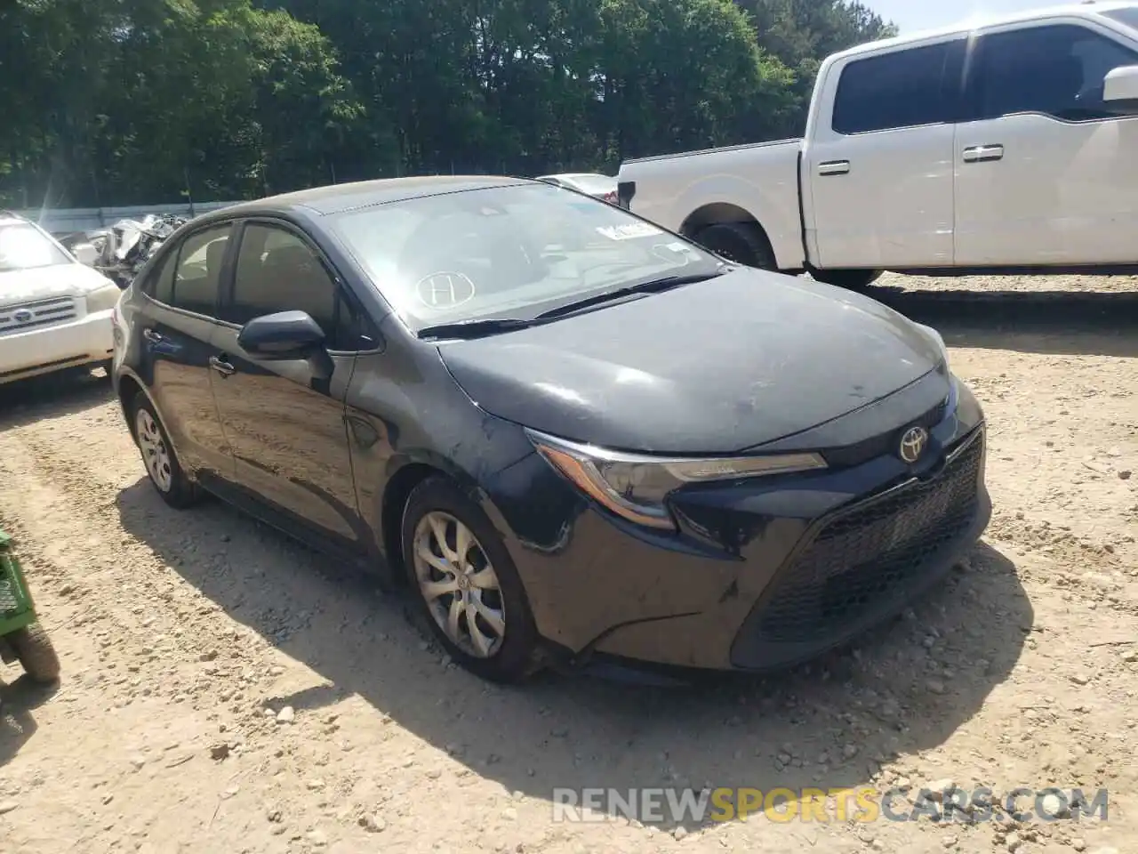 1 Photograph of a damaged car JTDEPRAE3LJ050504 TOYOTA COROLLA 2020