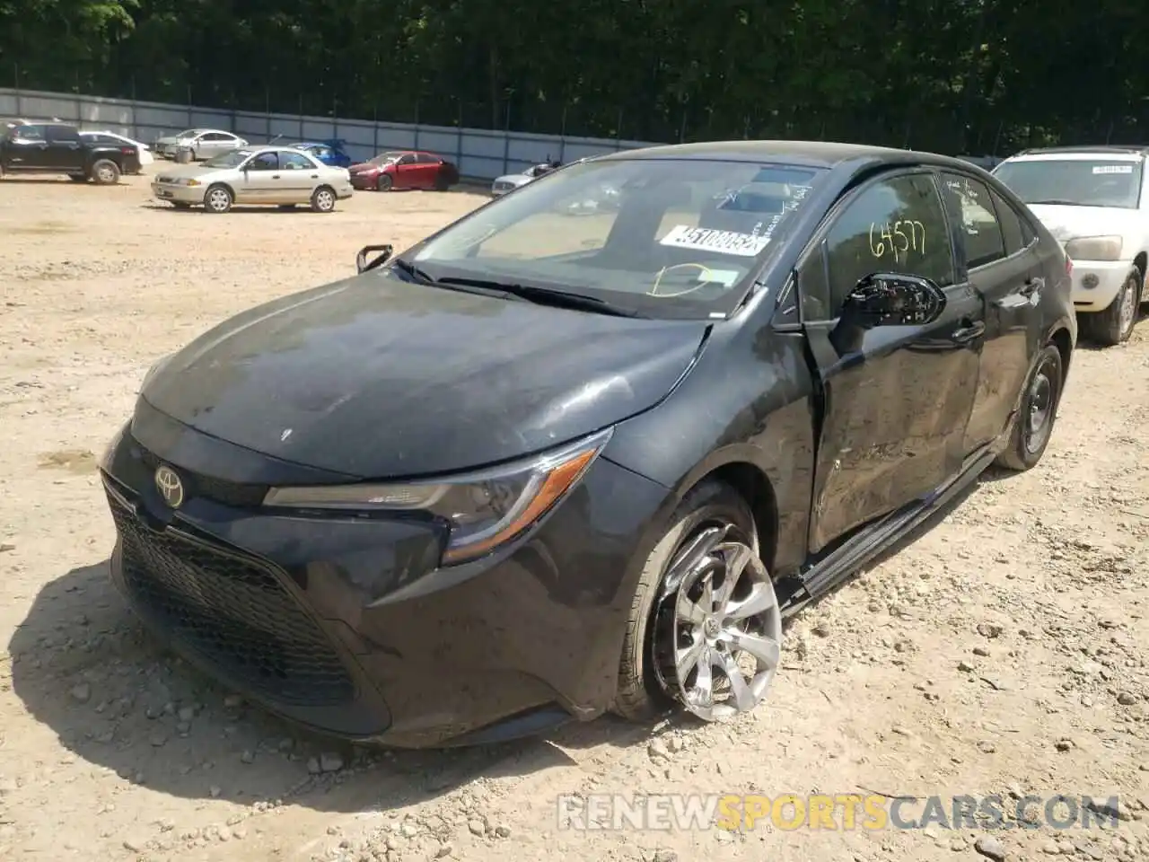 2 Photograph of a damaged car JTDEPRAE3LJ050504 TOYOTA COROLLA 2020