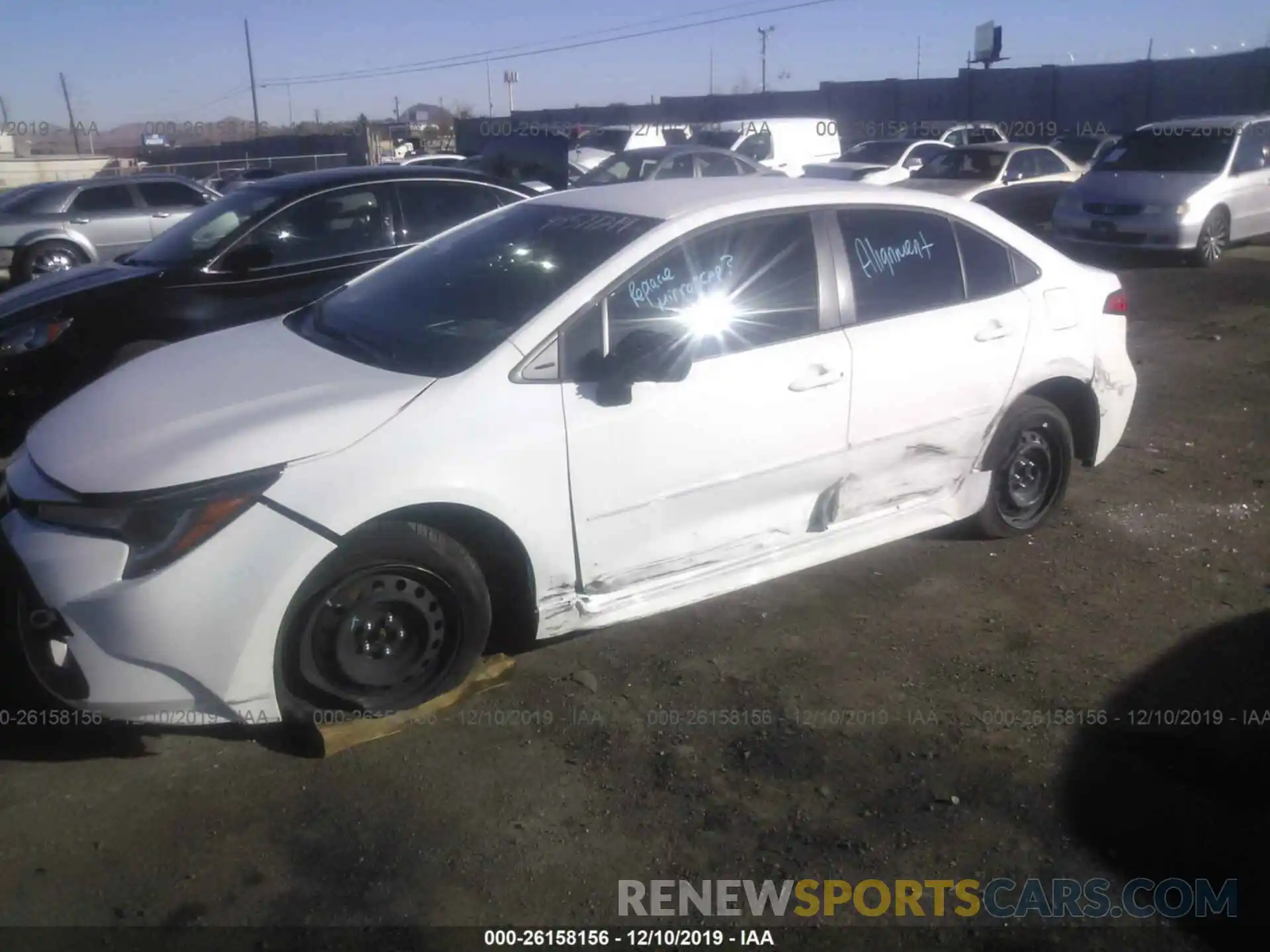 6 Photograph of a damaged car JTDEPRAE3LJ050759 TOYOTA COROLLA 2020