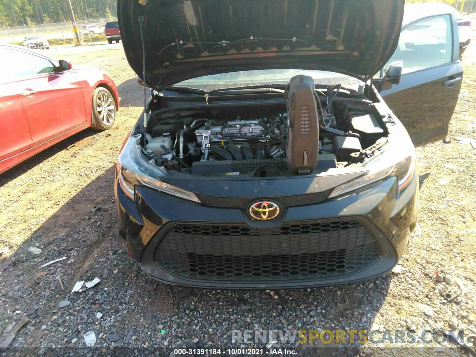 10 Photograph of a damaged car JTDEPRAE3LJ050762 TOYOTA COROLLA 2020