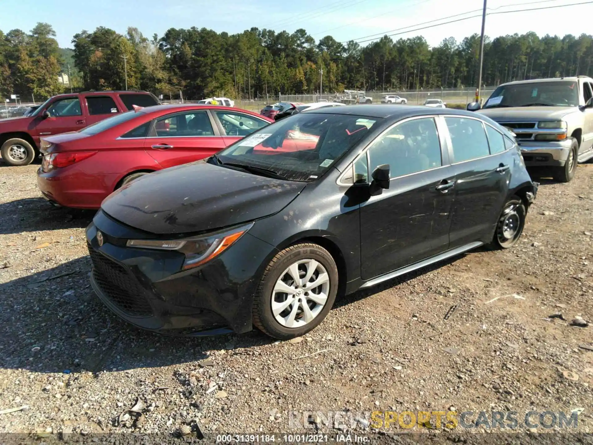 2 Photograph of a damaged car JTDEPRAE3LJ050762 TOYOTA COROLLA 2020