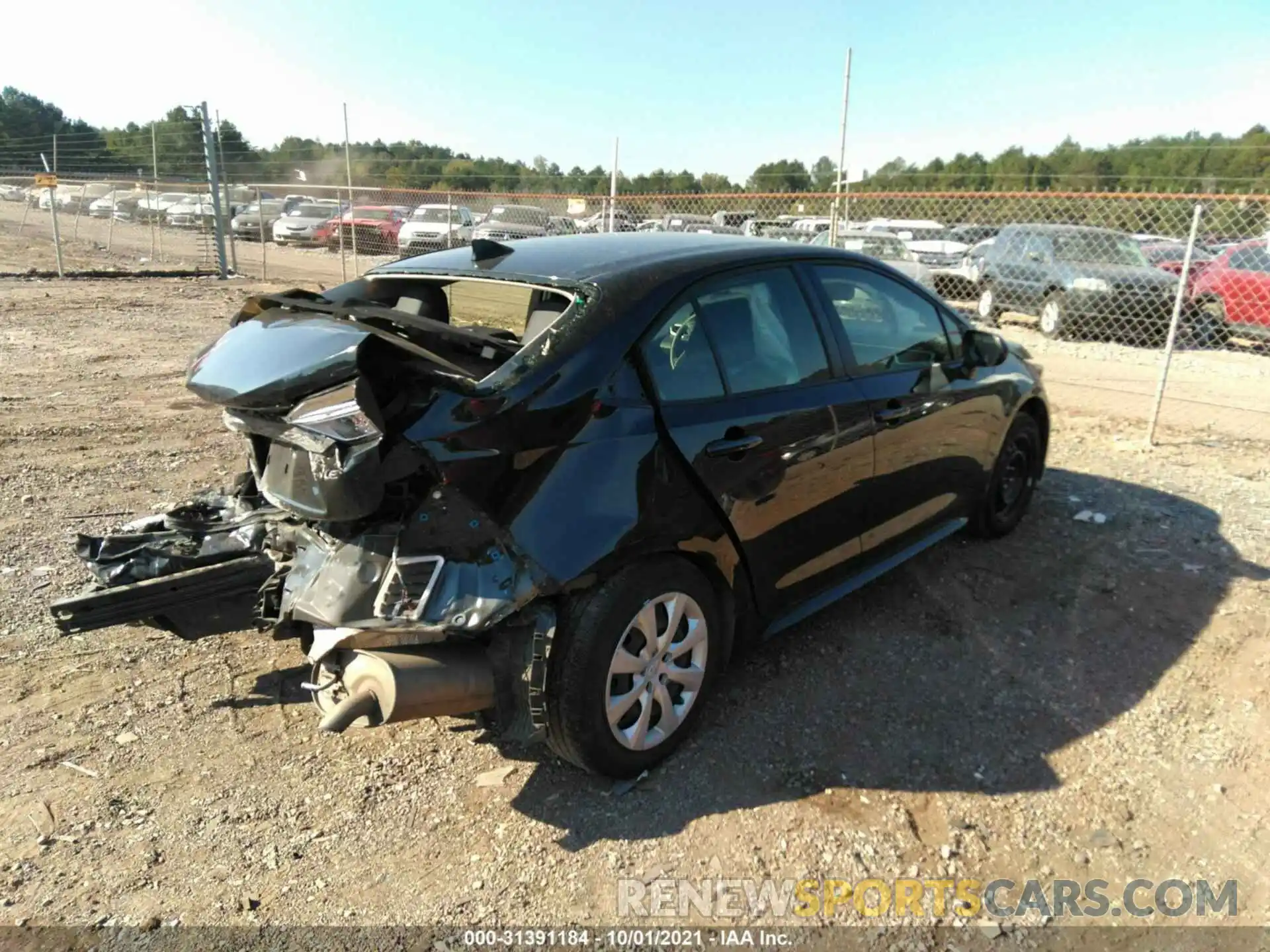 4 Photograph of a damaged car JTDEPRAE3LJ050762 TOYOTA COROLLA 2020