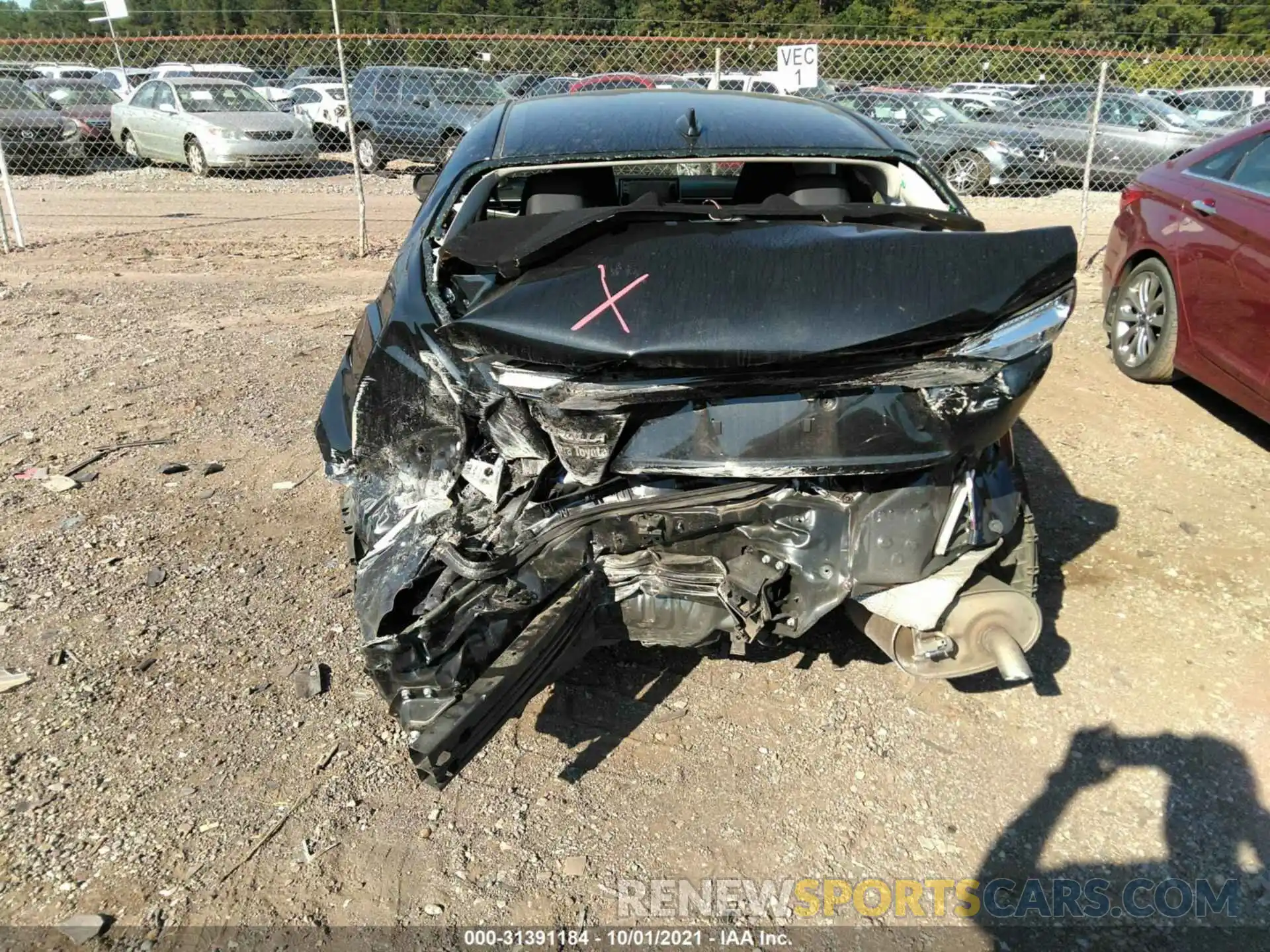 6 Photograph of a damaged car JTDEPRAE3LJ050762 TOYOTA COROLLA 2020