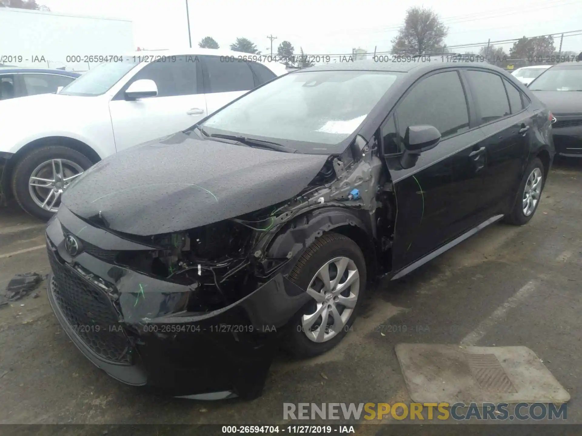 2 Photograph of a damaged car JTDEPRAE3LJ050843 TOYOTA COROLLA 2020