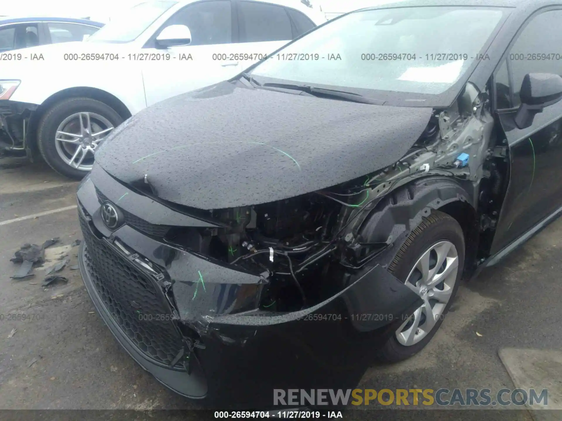 6 Photograph of a damaged car JTDEPRAE3LJ050843 TOYOTA COROLLA 2020