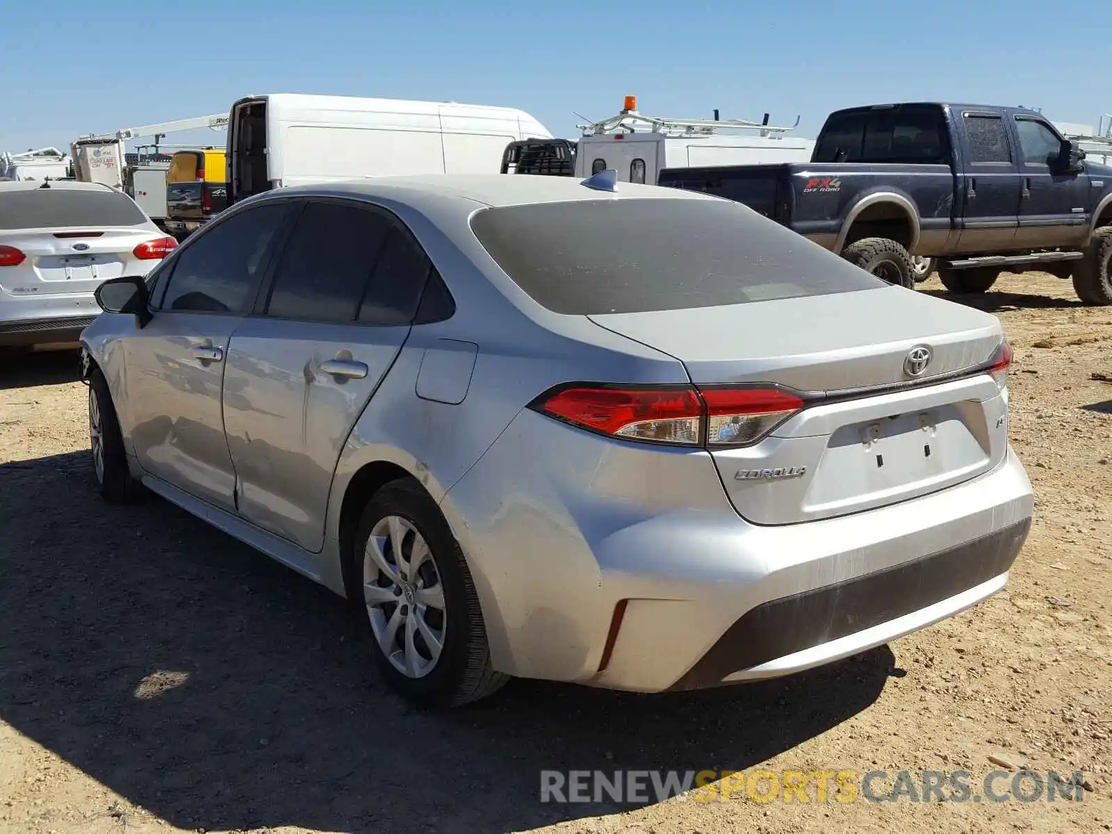 3 Photograph of a damaged car JTDEPRAE3LJ050924 TOYOTA COROLLA 2020