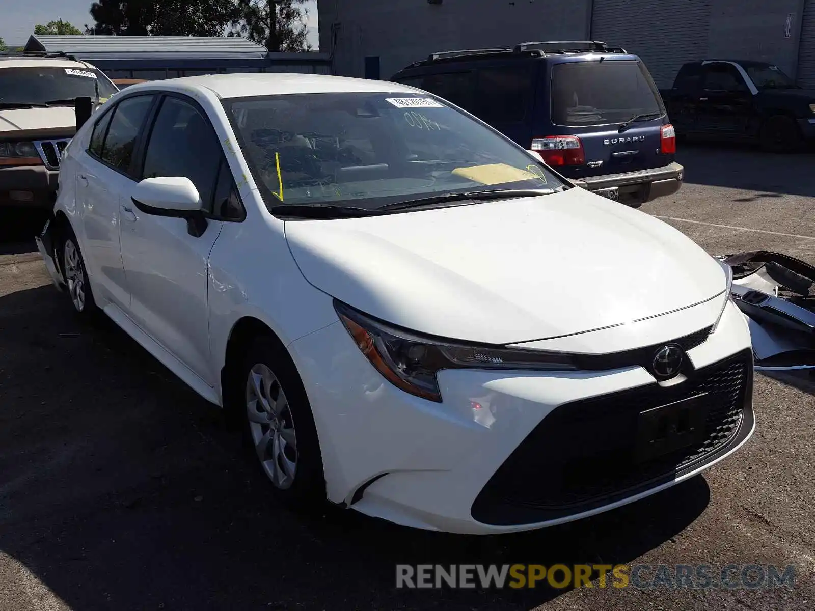 1 Photograph of a damaged car JTDEPRAE3LJ050941 TOYOTA COROLLA 2020