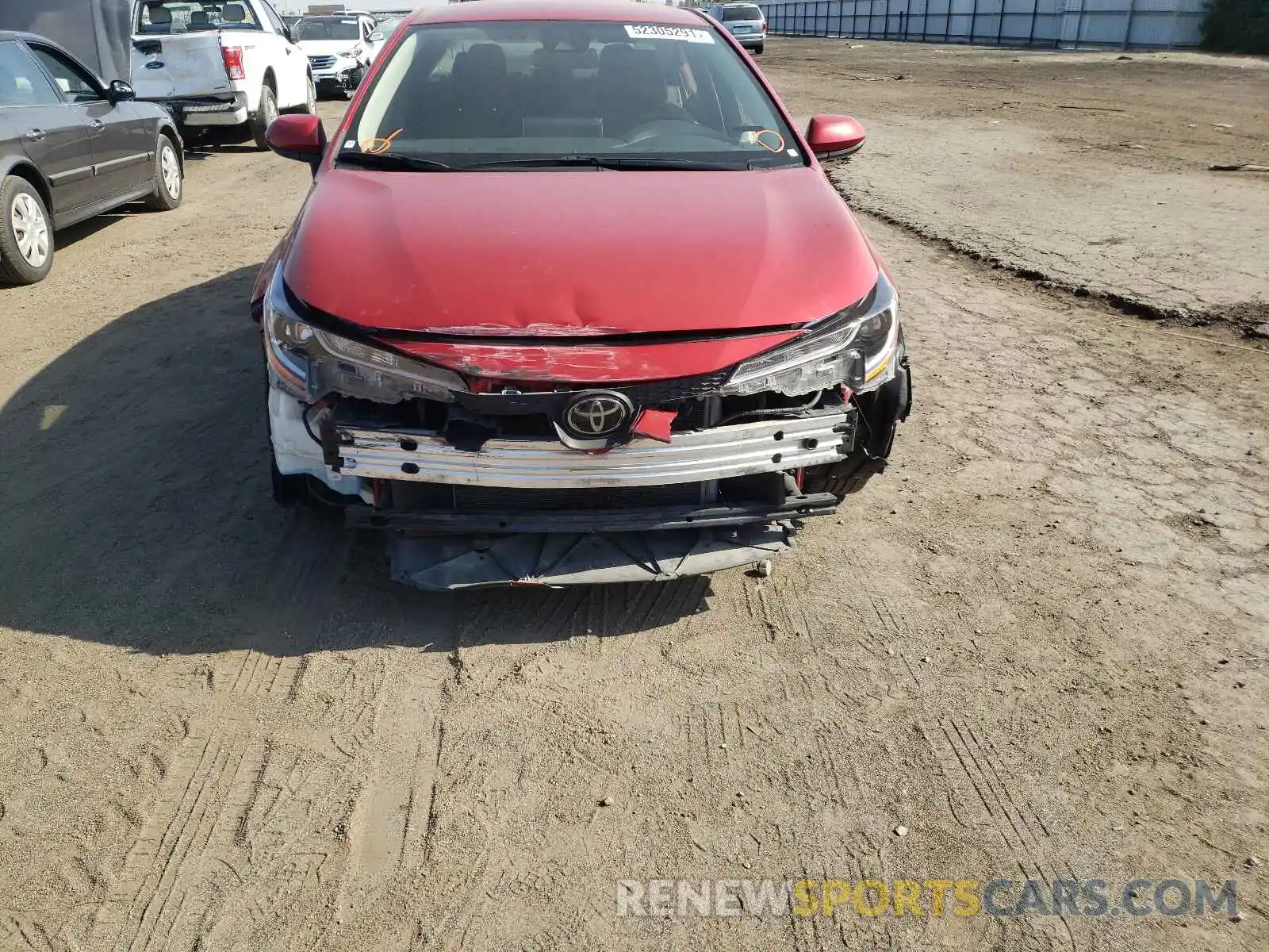 9 Photograph of a damaged car JTDEPRAE3LJ051071 TOYOTA COROLLA 2020