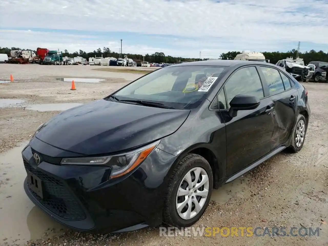 2 Photograph of a damaged car JTDEPRAE3LJ051104 TOYOTA COROLLA 2020