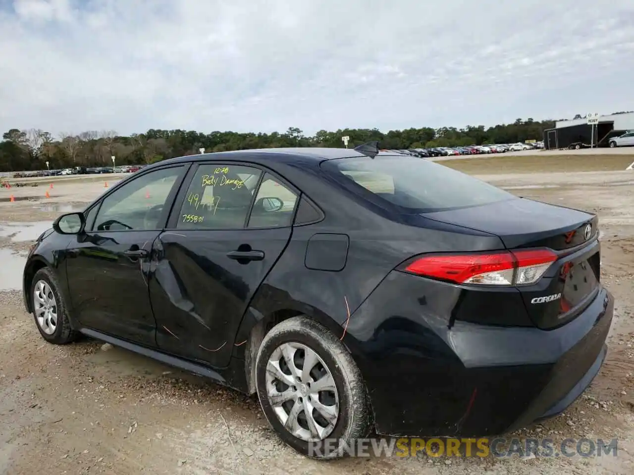 3 Photograph of a damaged car JTDEPRAE3LJ051104 TOYOTA COROLLA 2020