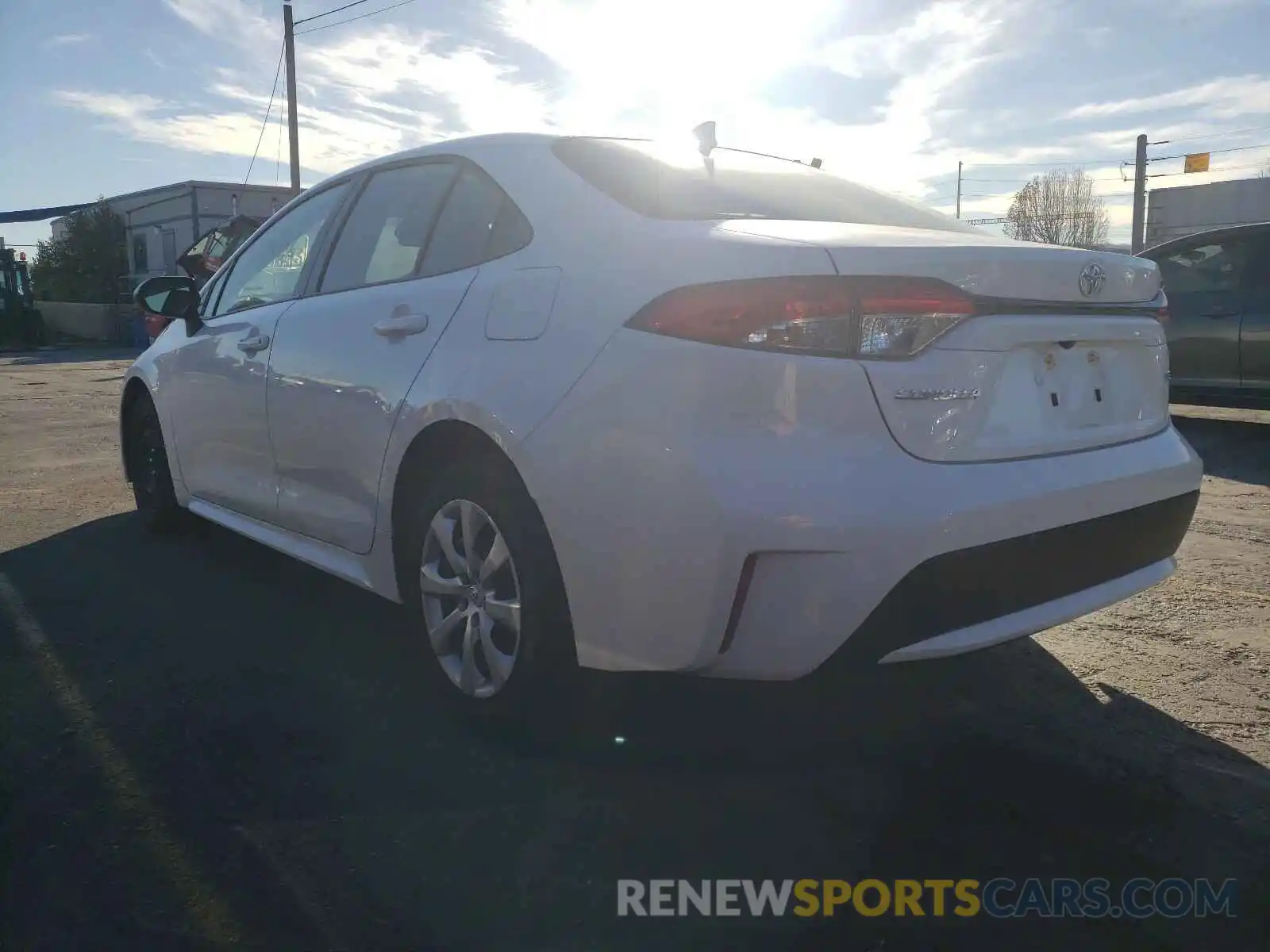 3 Photograph of a damaged car JTDEPRAE3LJ051118 TOYOTA COROLLA 2020