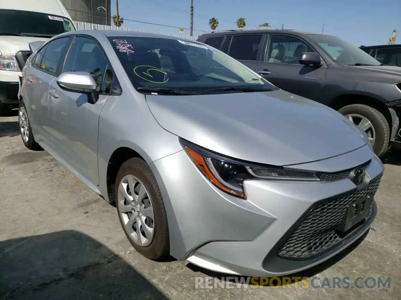 1 Photograph of a damaged car JTDEPRAE3LJ051457 TOYOTA COROLLA 2020