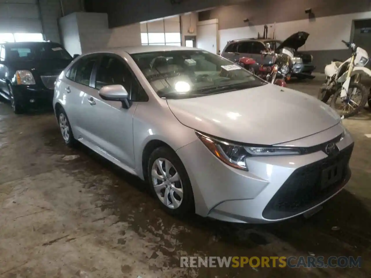 1 Photograph of a damaged car JTDEPRAE3LJ051748 TOYOTA COROLLA 2020