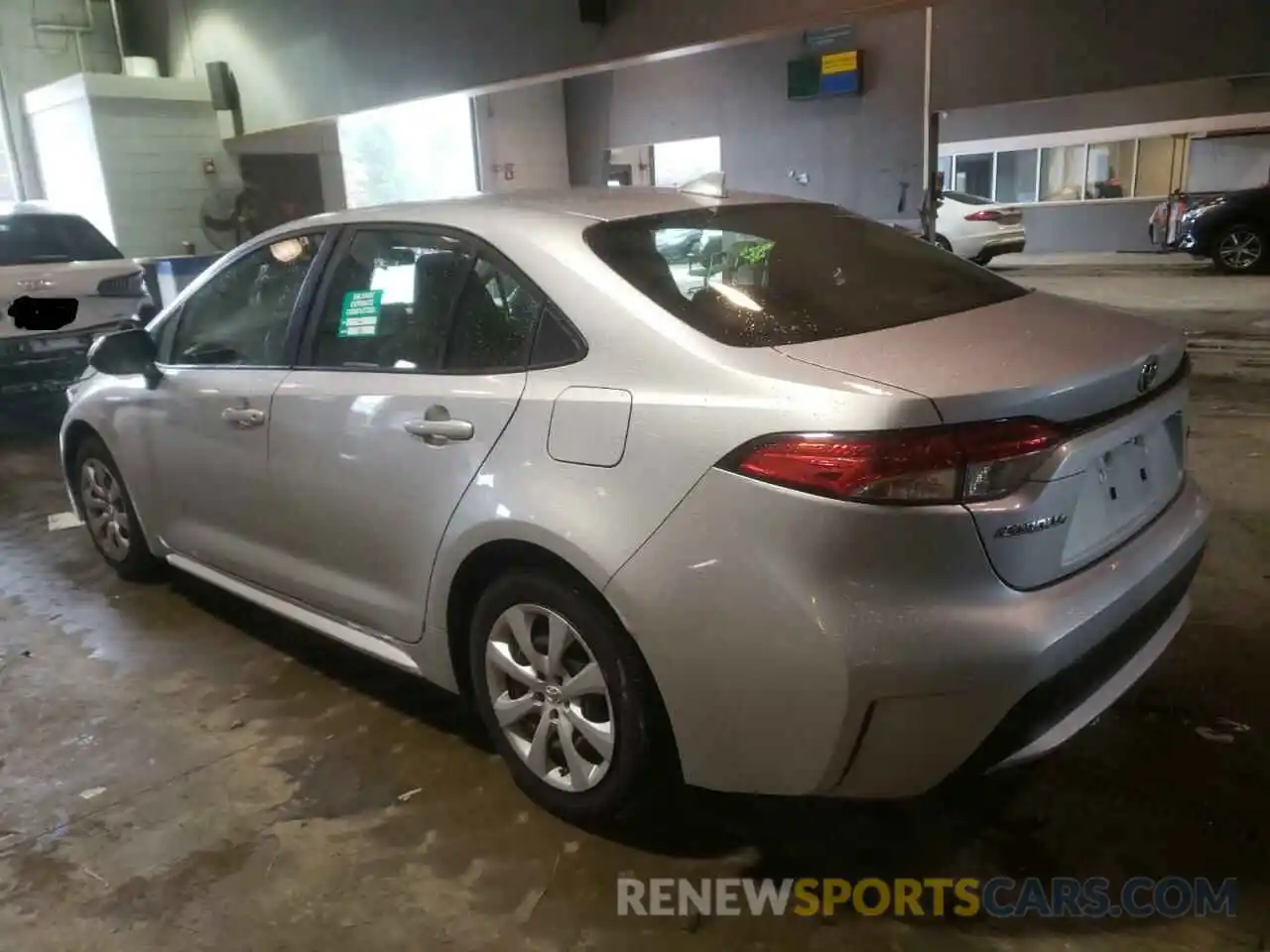 3 Photograph of a damaged car JTDEPRAE3LJ051748 TOYOTA COROLLA 2020