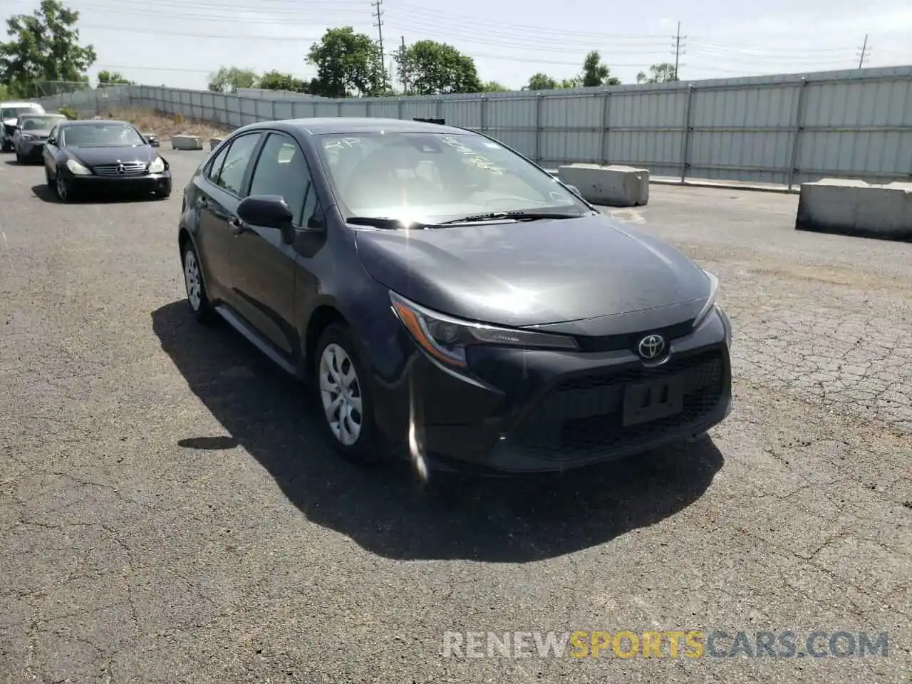 1 Photograph of a damaged car JTDEPRAE3LJ051815 TOYOTA COROLLA 2020