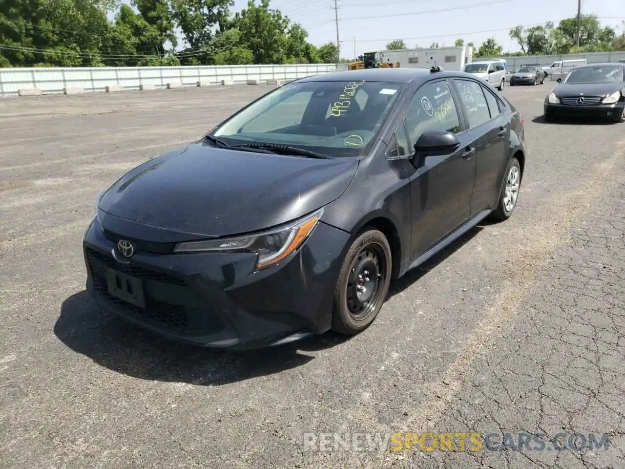 2 Photograph of a damaged car JTDEPRAE3LJ051815 TOYOTA COROLLA 2020