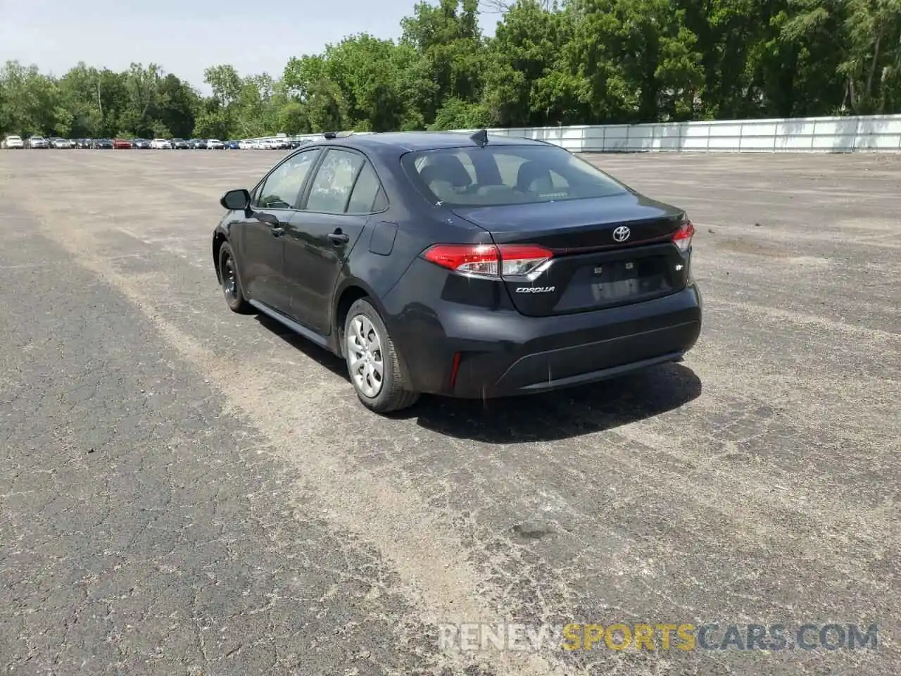 3 Photograph of a damaged car JTDEPRAE3LJ051815 TOYOTA COROLLA 2020