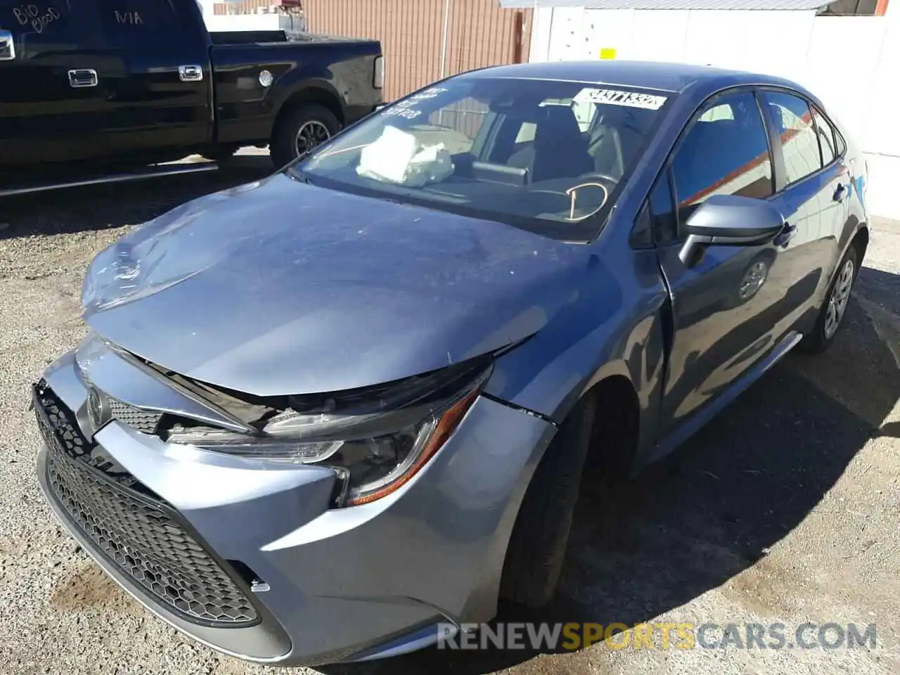 2 Photograph of a damaged car JTDEPRAE3LJ051930 TOYOTA COROLLA 2020