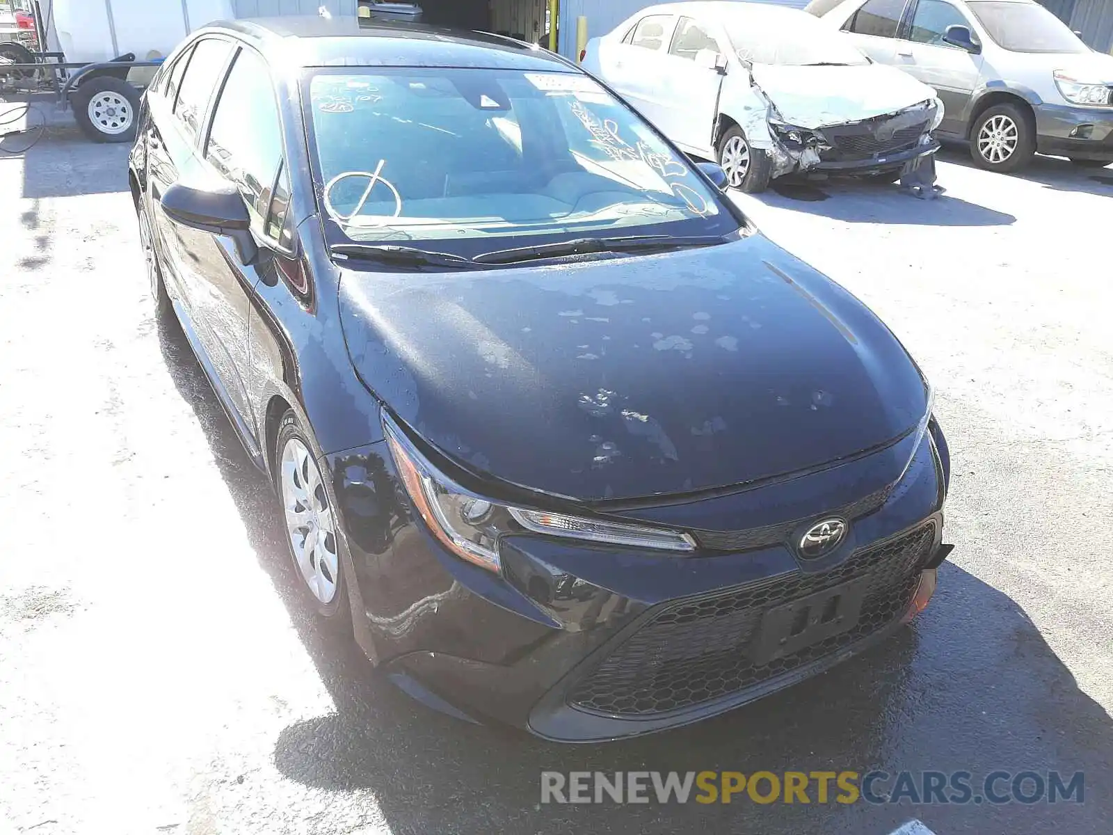 1 Photograph of a damaged car JTDEPRAE3LJ052186 TOYOTA COROLLA 2020