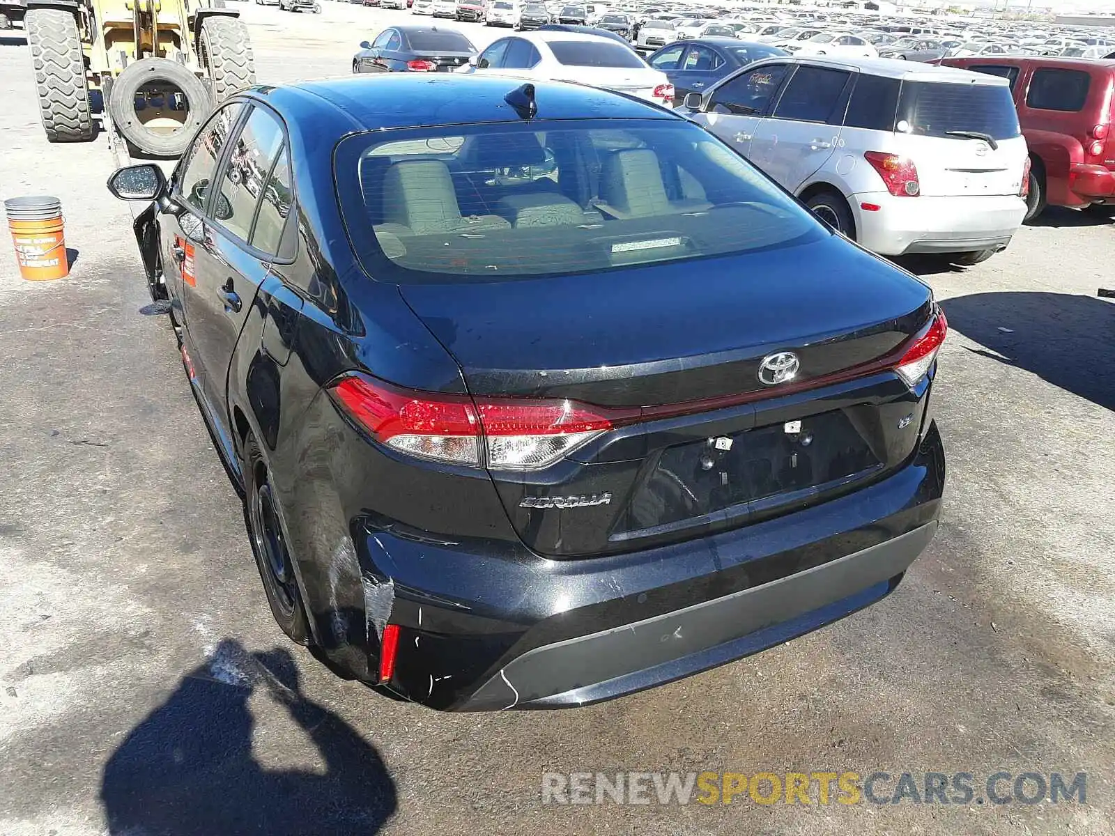 3 Photograph of a damaged car JTDEPRAE3LJ052186 TOYOTA COROLLA 2020