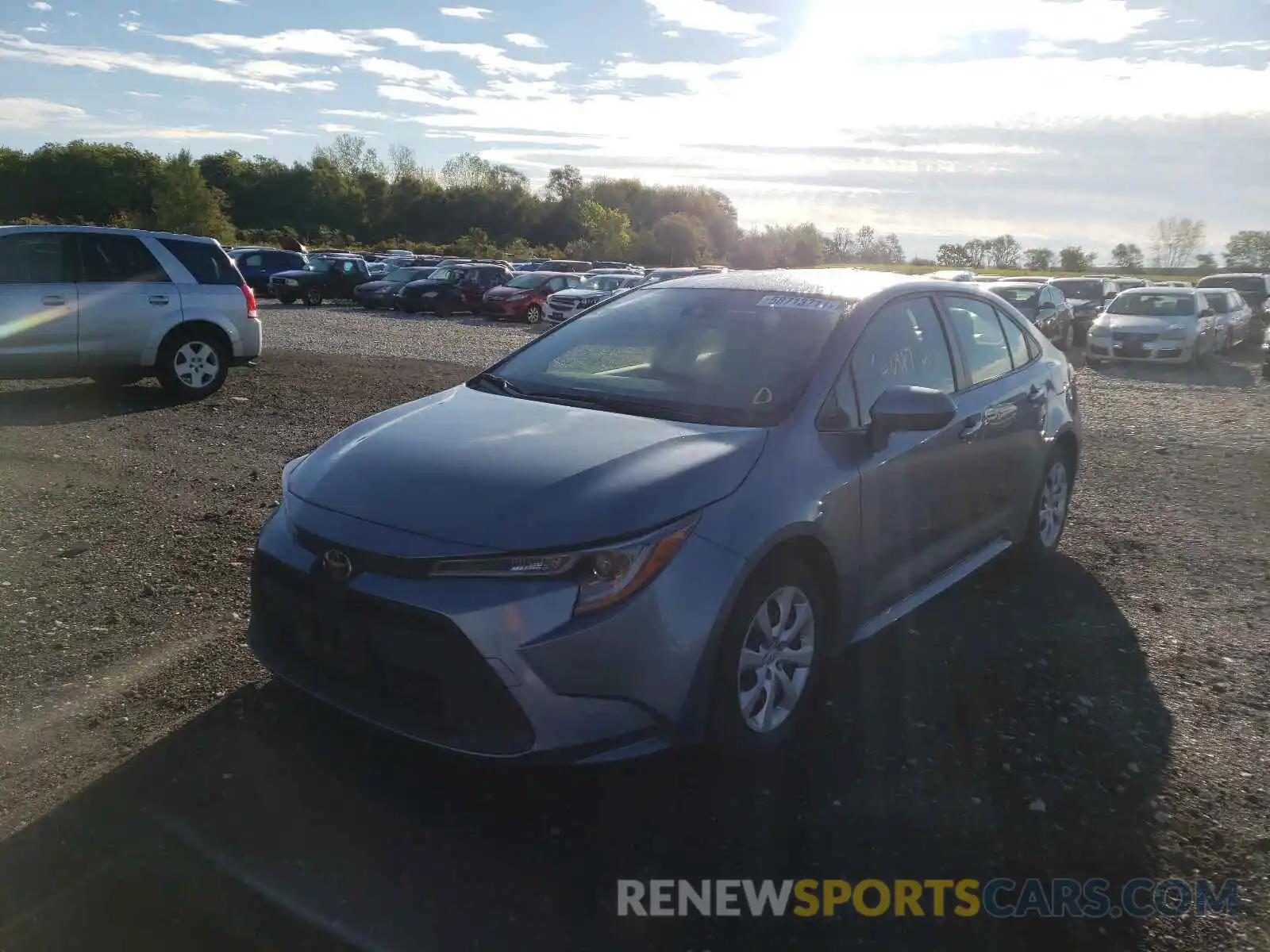 2 Photograph of a damaged car JTDEPRAE3LJ052835 TOYOTA COROLLA 2020