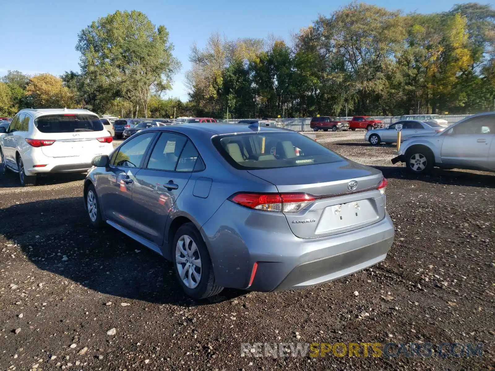 3 Photograph of a damaged car JTDEPRAE3LJ052835 TOYOTA COROLLA 2020